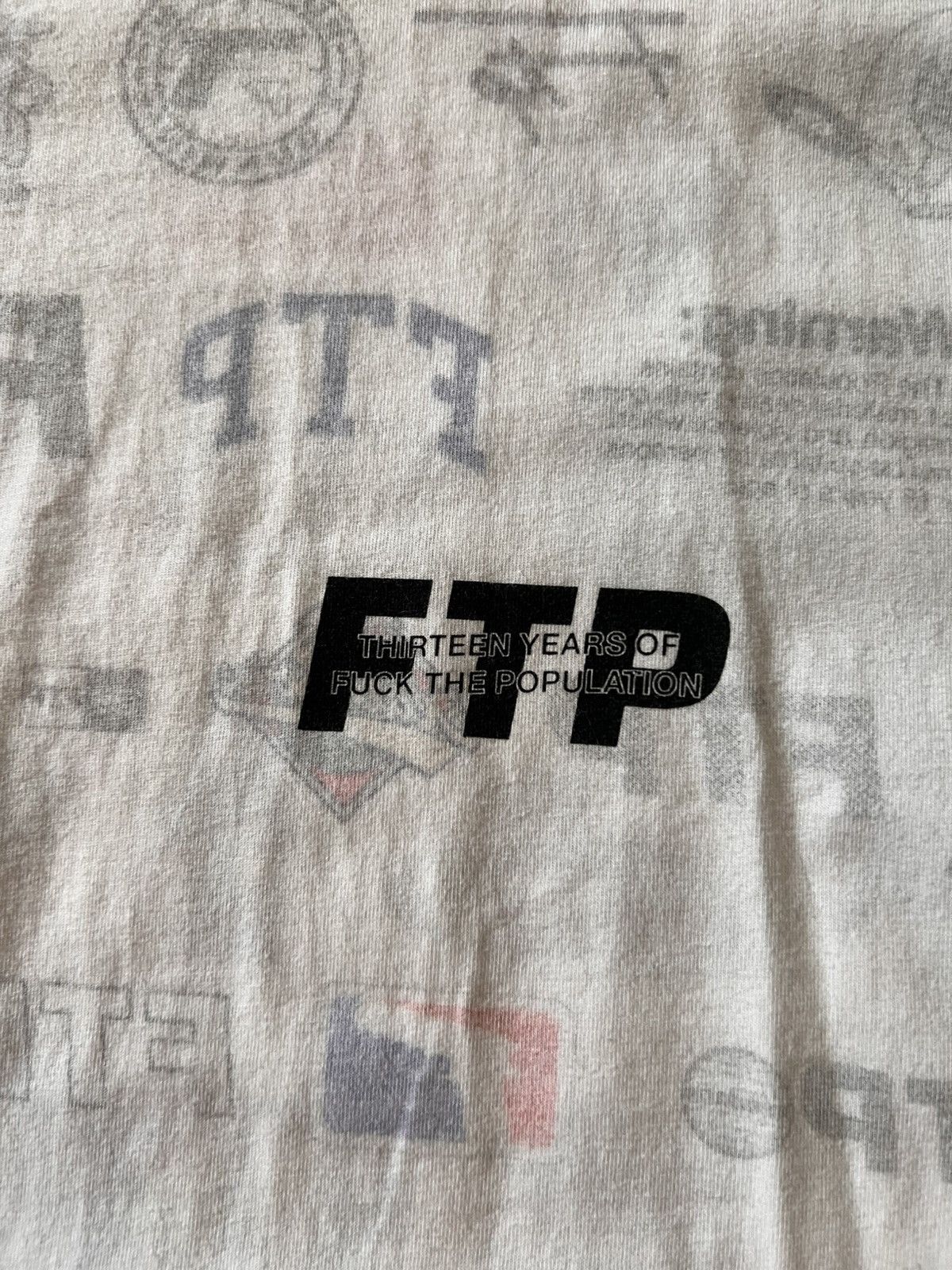 Fuck The Population FTP 13 year tee Size US XL / EU 56 / 4 - 2 Thumbnail