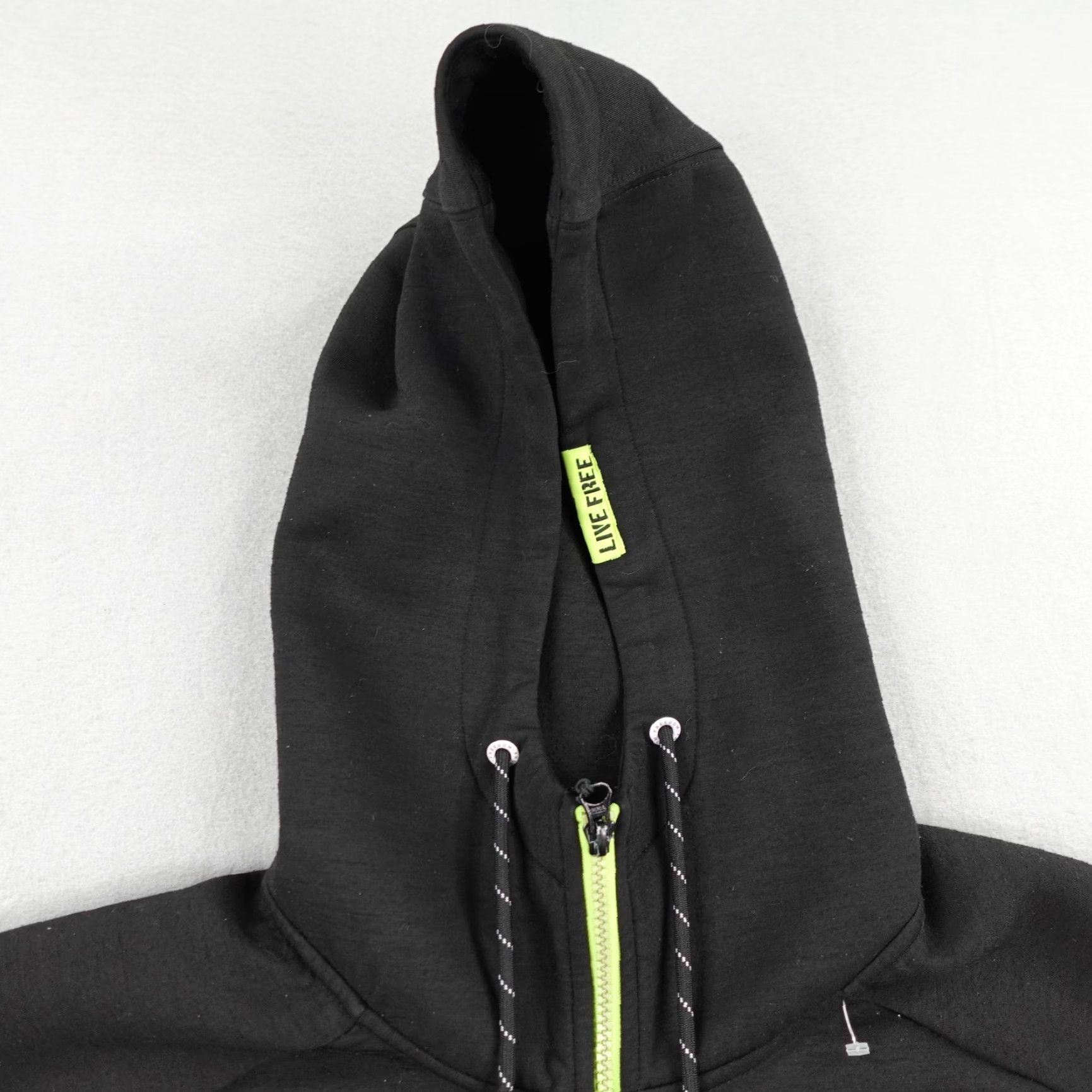 Industrie Freedom Industries Hoodie Mens Large Black Gray Jacket USA Flag Patriotic Zip Up Size US L / EU 52-54 / 3 - 2 Thumbnail