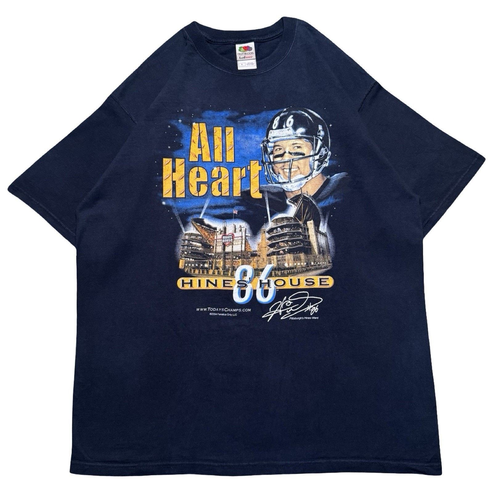 Vintage Hines Ward Pittsburgh Steelers T Shirt XL House