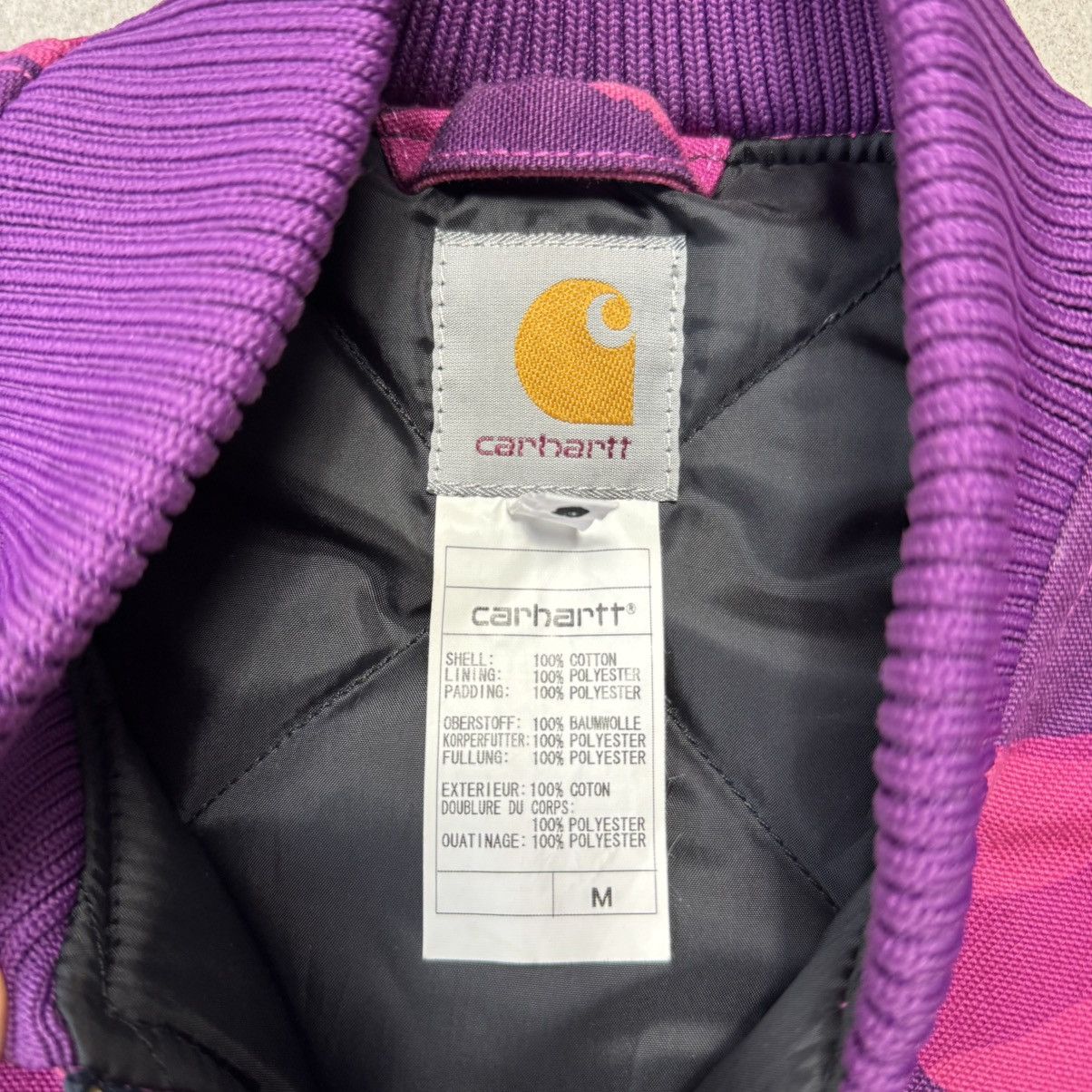 Bape × Carhartt Super Rare DS Bape x Carhartt PurpleCamo Vest Jacket Size US M / EU 48-50 / 2 - 5 Thumbnail