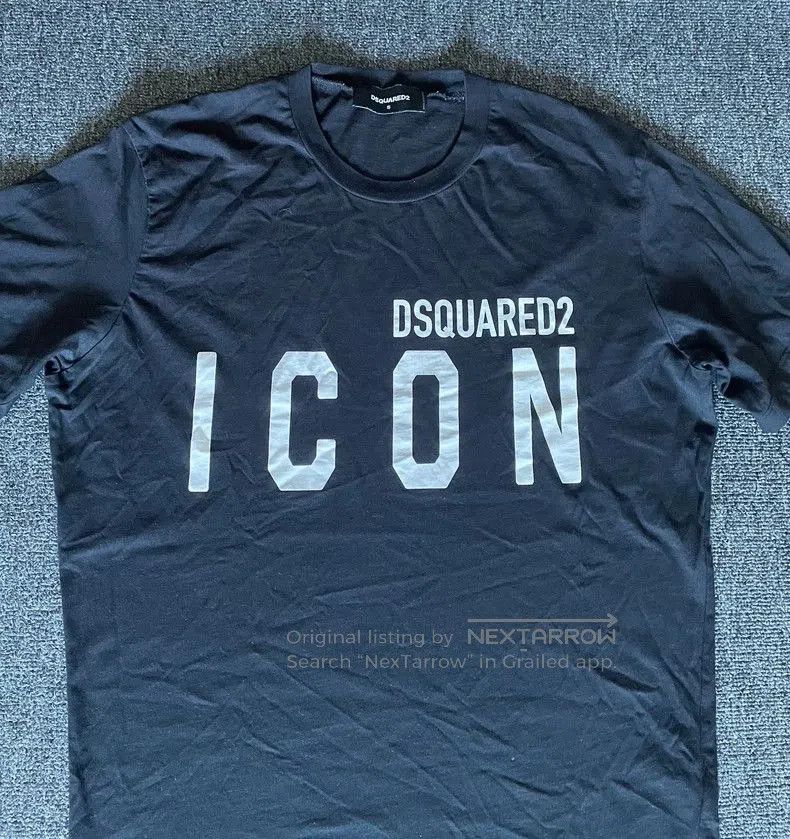 Dsquared2 Dsquared2 ICON Black Short Sleeve T. Size US S / EU 44-46 / 1 - 2 Thumbnail