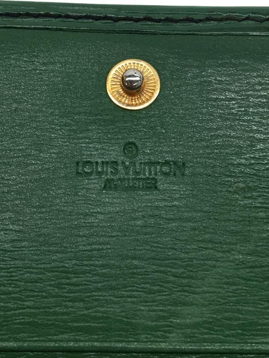 Louis Vuitton Louis Vuitton Epi Porto Vie Cult Credit Leather Plain Green Size ONE SIZE - 3 Thumbnail