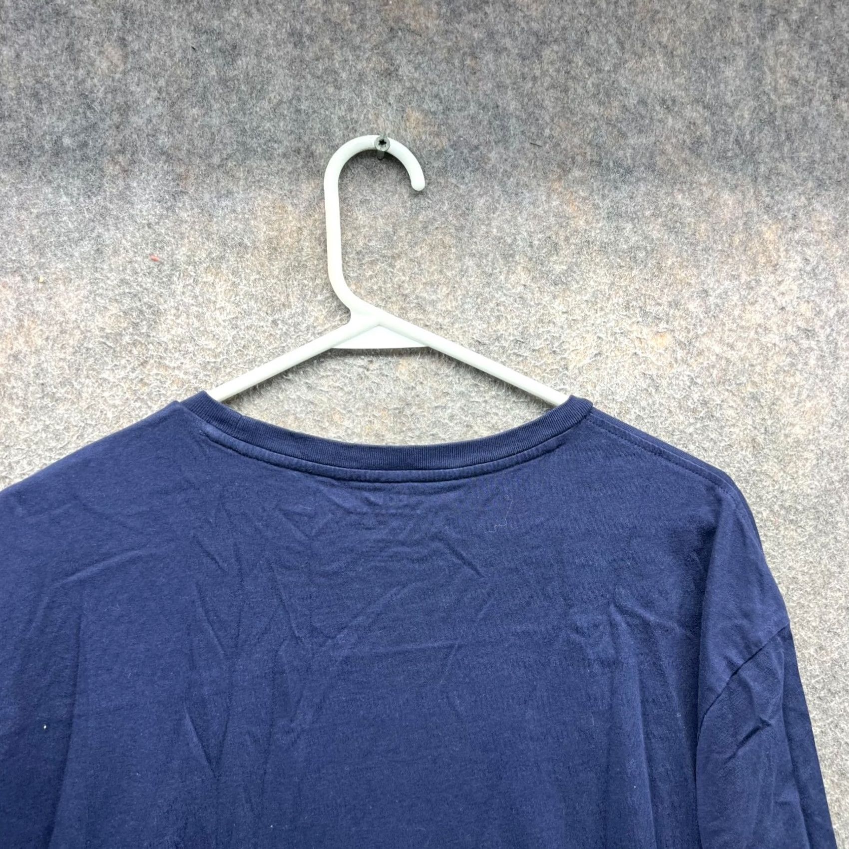 Polo Ralph Lauren VINTAGE Polo Ralph Lauren Shirt Mens Large Blue Navy Crewneck Classic Cotton Tee 1987 Size US L / EU 52-54 / 3 - 6 Thumbnail