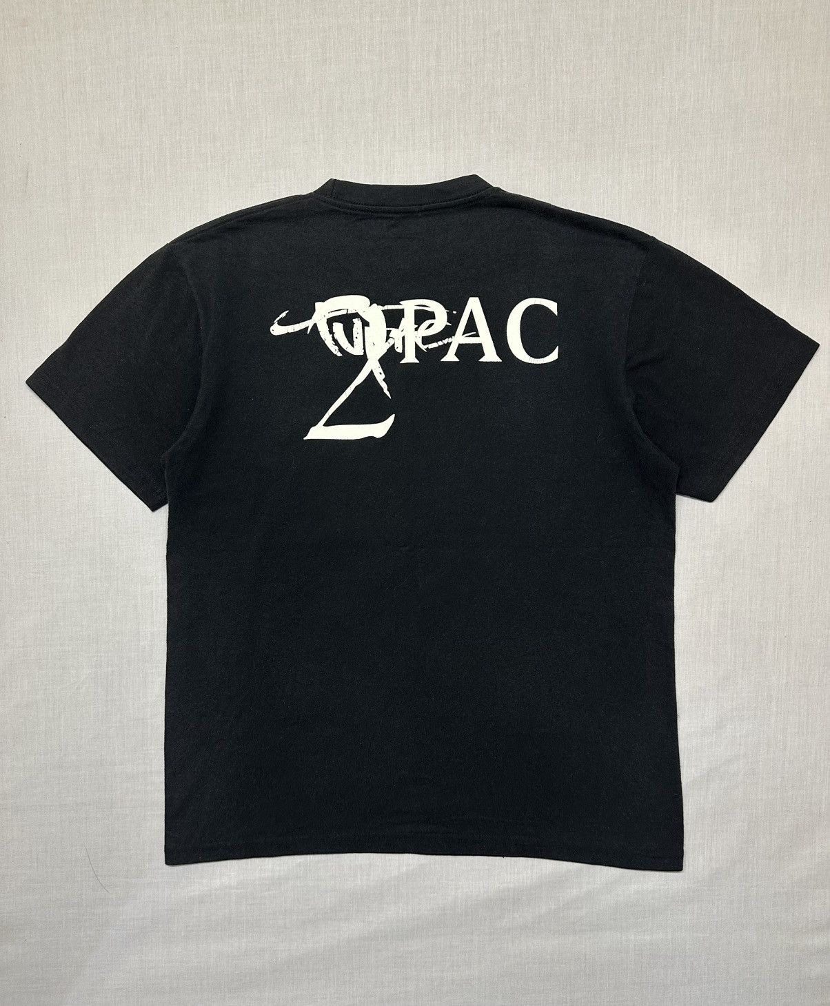 Vintage Y2k t-shirt of rapper Tupac Shakur. Size US L / EU 52-54 / 3 - 3 Thumbnail