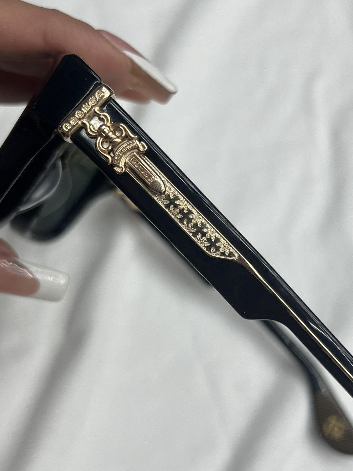 Chrome Hearts Chrome Hearts Box Officer Sunglasses Size ONE SIZE - 6 Thumbnail