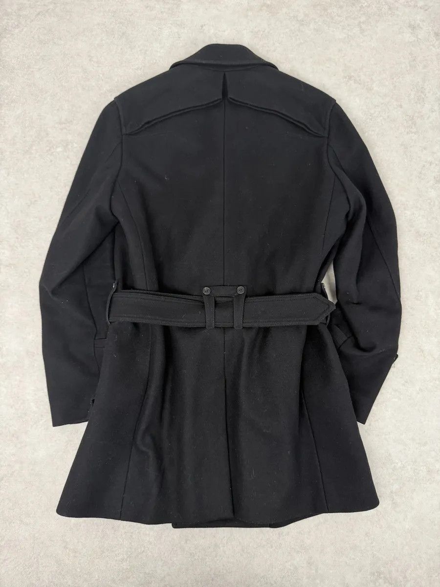 Dior AW2008 Dior Black Wool Classy Buttoned Trench Coat Size US M / EU 48-50 / 2 - 2 Thumbnail