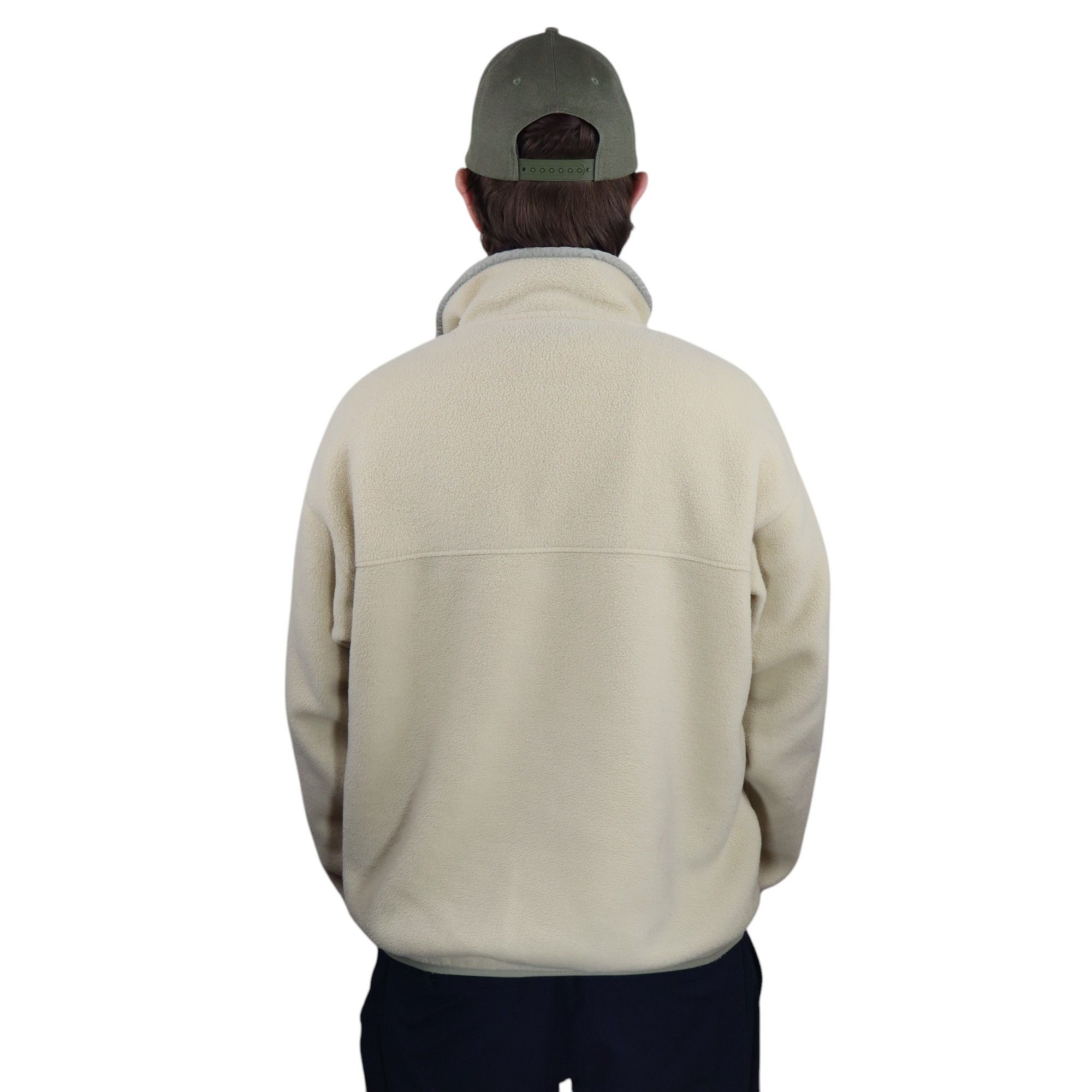 Patagonia × Vintage Vintage 90s Patagonia Beige Fleece Snap-T Pullover Jacket Size US L / EU 52-54 / 3 - 2 Thumbnail