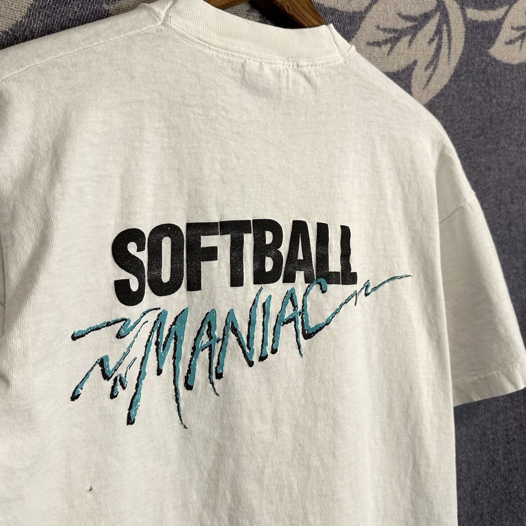 Vintage VINTAGE Louisville Slugger T Shirt Large USA 90s Graphic Manic Mens Size US L / EU 52-54 / 3 - 6 Thumbnail