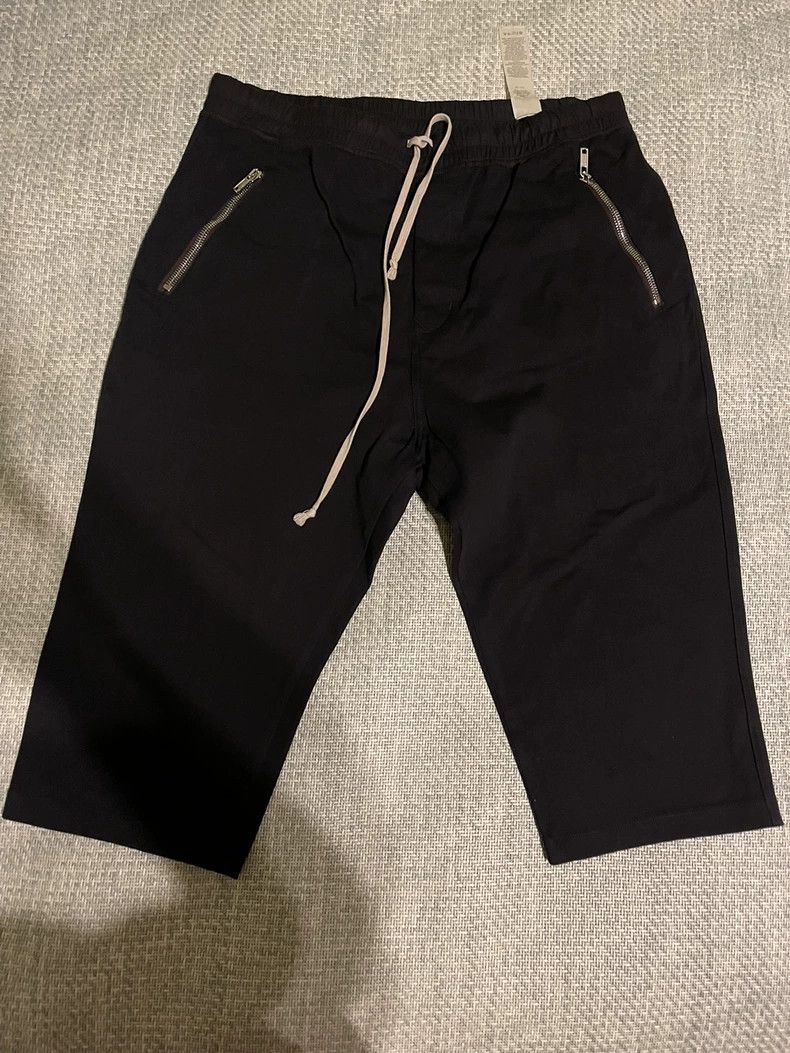 Rick Owens Rick Owens 20 Mainline Cotton Cropped Pants - dmc Size US 31 - 1 Thumbnail