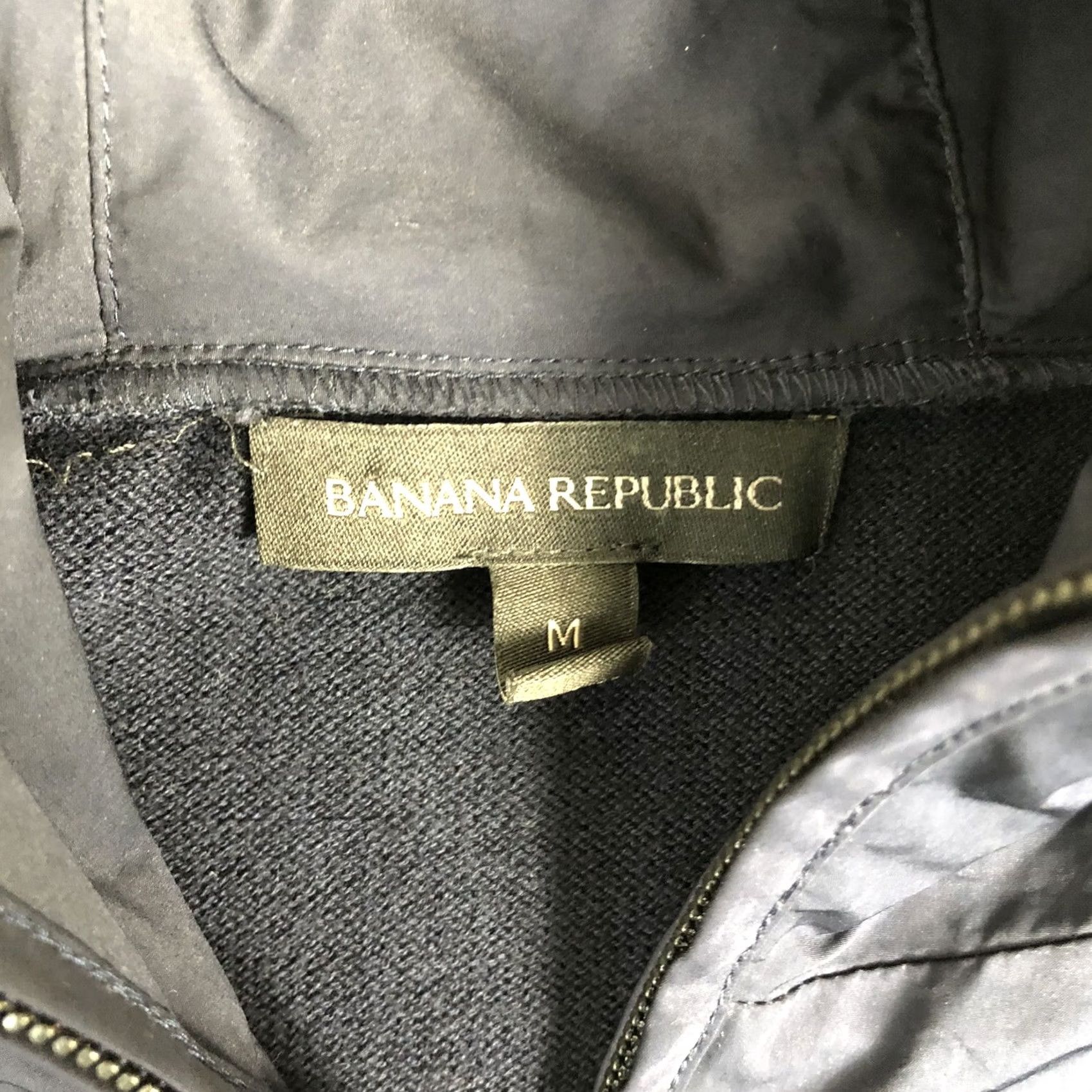 Banana Republic BANANA REPUBLIC Hoodie Pullover Blue 1/4 Zip Front Sweatshirt Men's Medium F64 Size US M / EU 48-50 / 2 - 4 Thumbnail