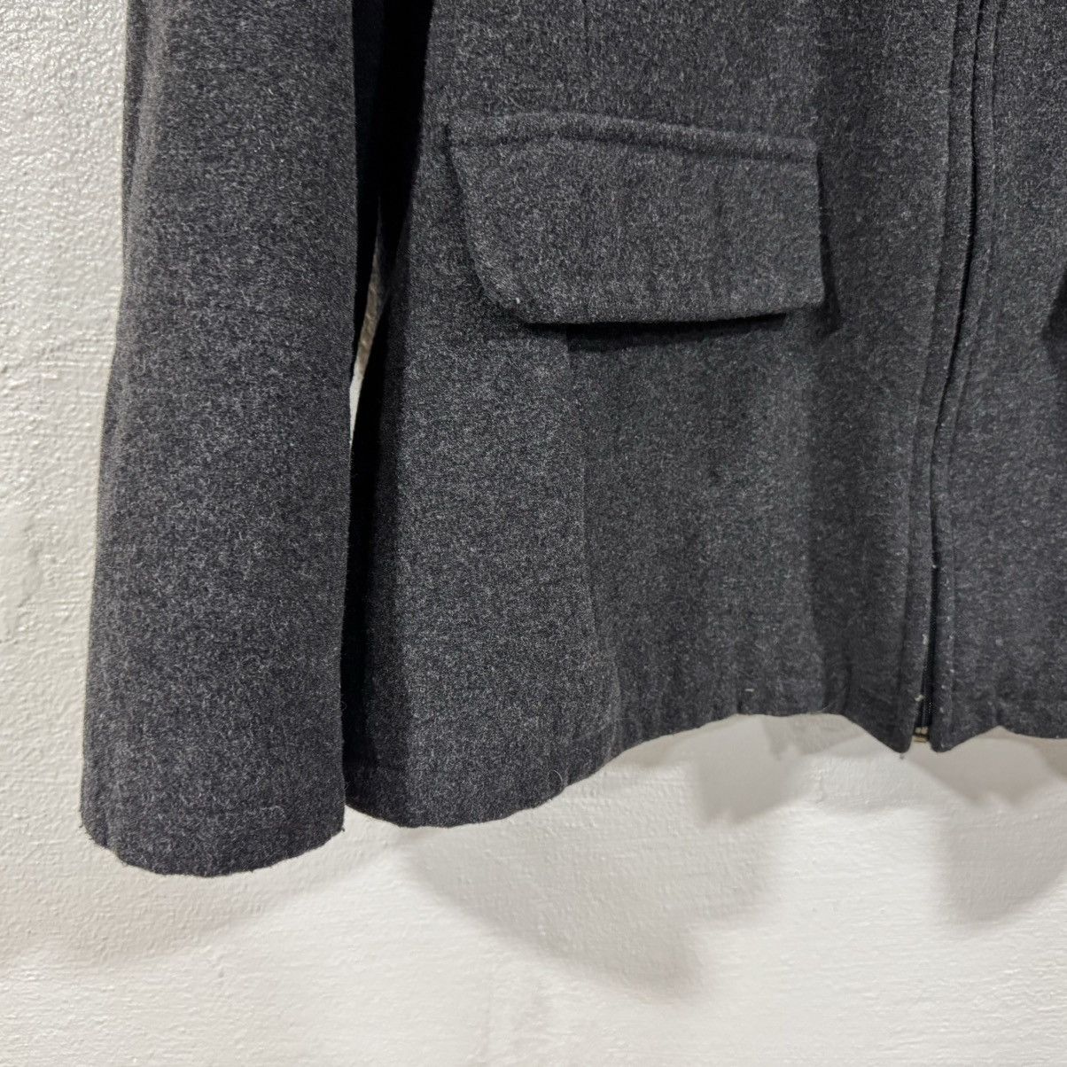 St. Johns Bay St Johns Bay Wool Full Zip Jacket Womens Size Large Gray Size L / US 10 / IT 46 - 2 Thumbnail