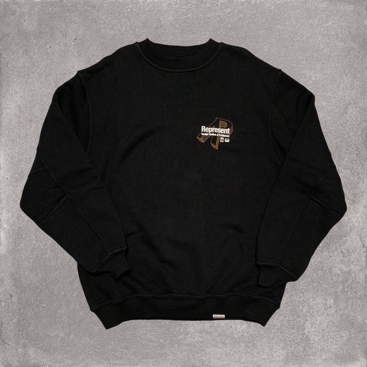 Represent Clo. Represent XS Design Studio Team Black Sweatshirt Crewneck Size US XS / EU 42 / 0 - 2 Thumbnail