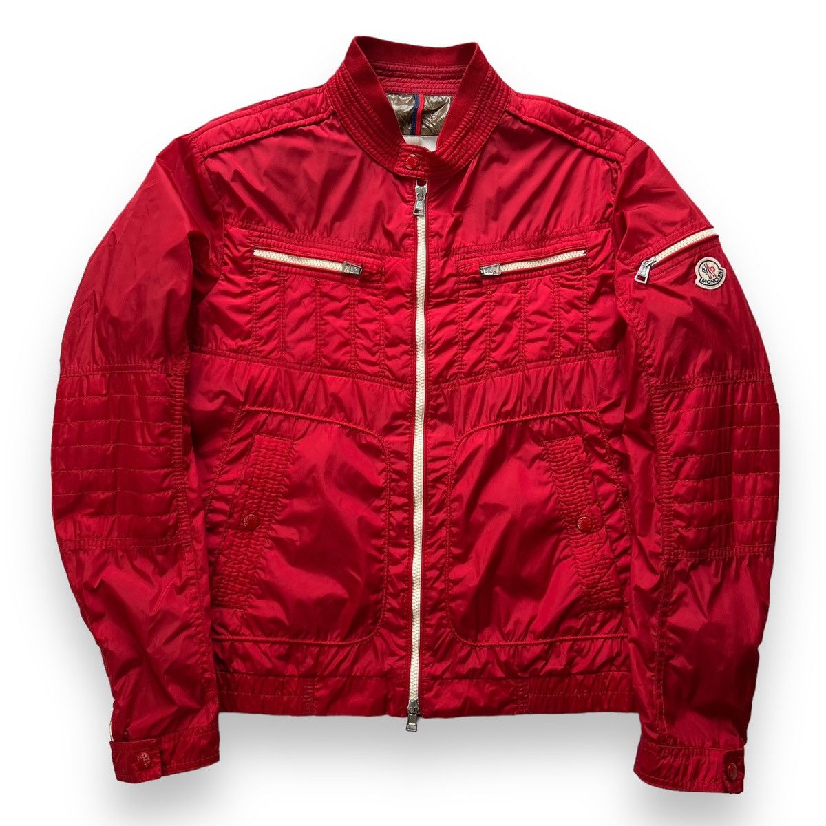 Moncler Moncler Thyme Red Lightweight Jacket Size US M / EU 48-50 / 2 - 2 Thumbnail