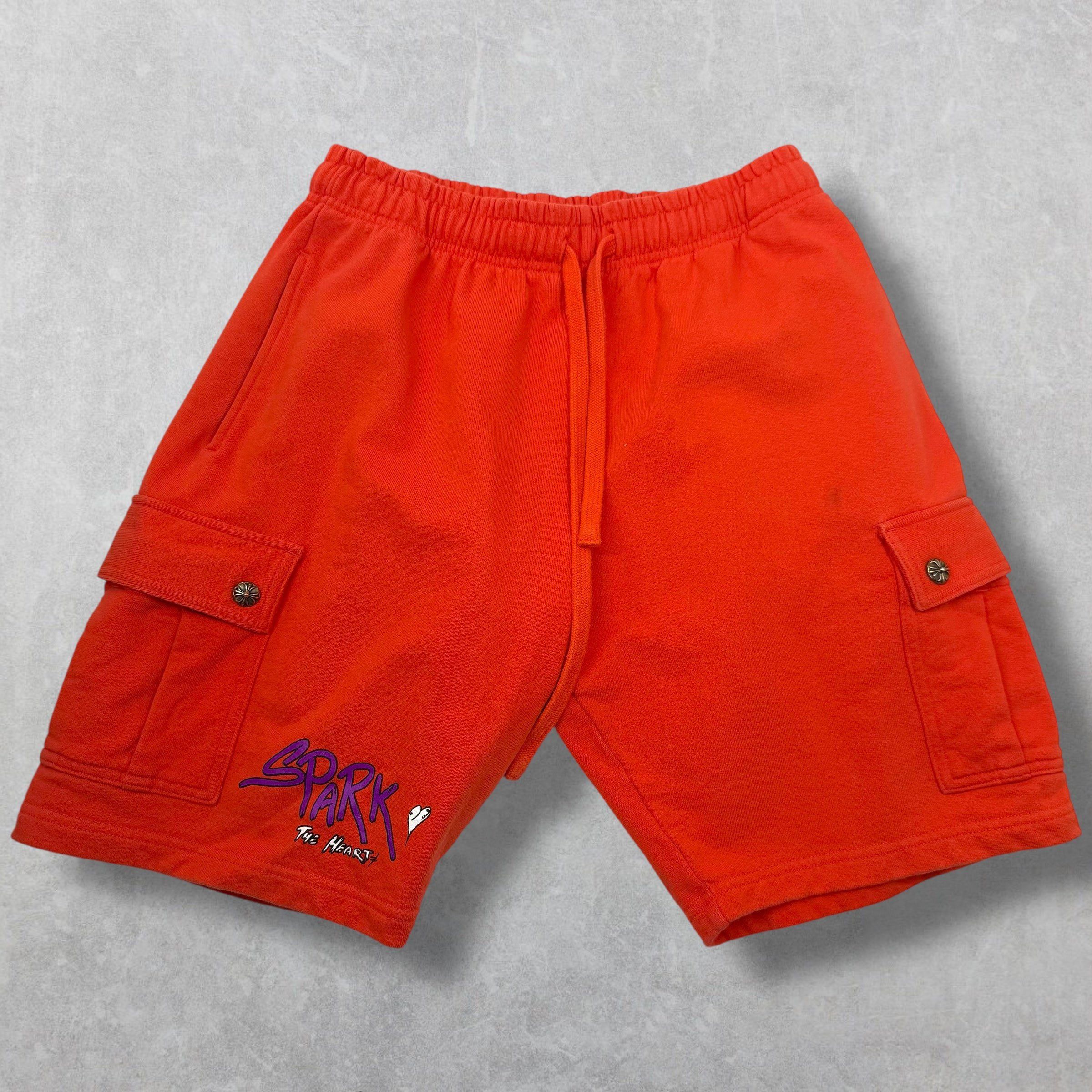 Chrome Hearts Chrome Hearts Matty Boy Sick Hearts Cargo Sweatshorts L Size US 30 / EU 46 - 1 Thumbnail