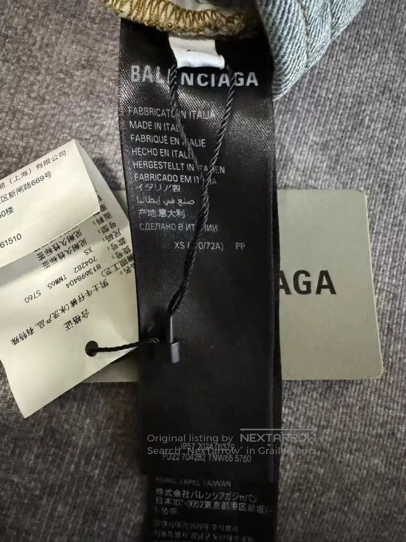 Balenciaga Balenciaga SS25 Distressed Denim Jeans. Size US 26 / EU 42 - 3 Thumbnail