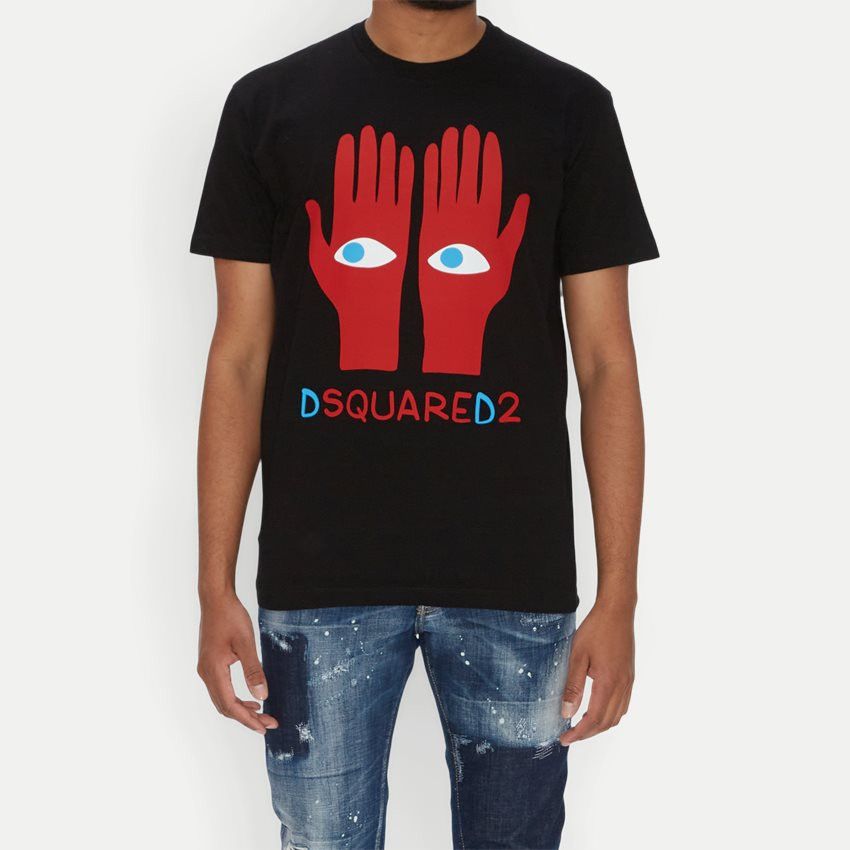 Dsquared2 DSQUARED2 BLACK EBYS T-shirt Size US M / EU 48-50 / 2 - 1 Thumbnail