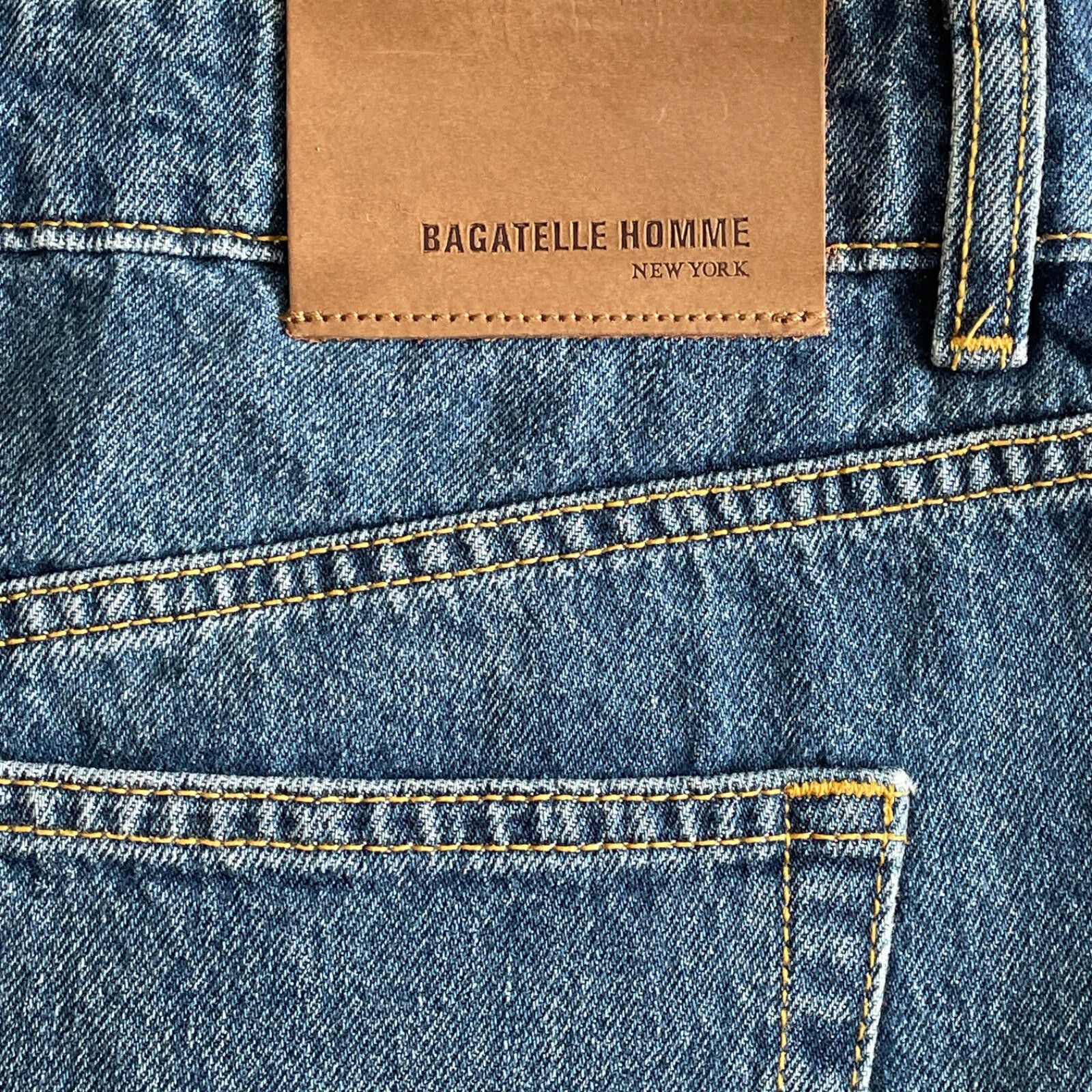 Other NWT Bagatelle Homme Jeans Mens 32x32 Baggy Leg Denim Size US 32 / EU 48 - 8 Thumbnail