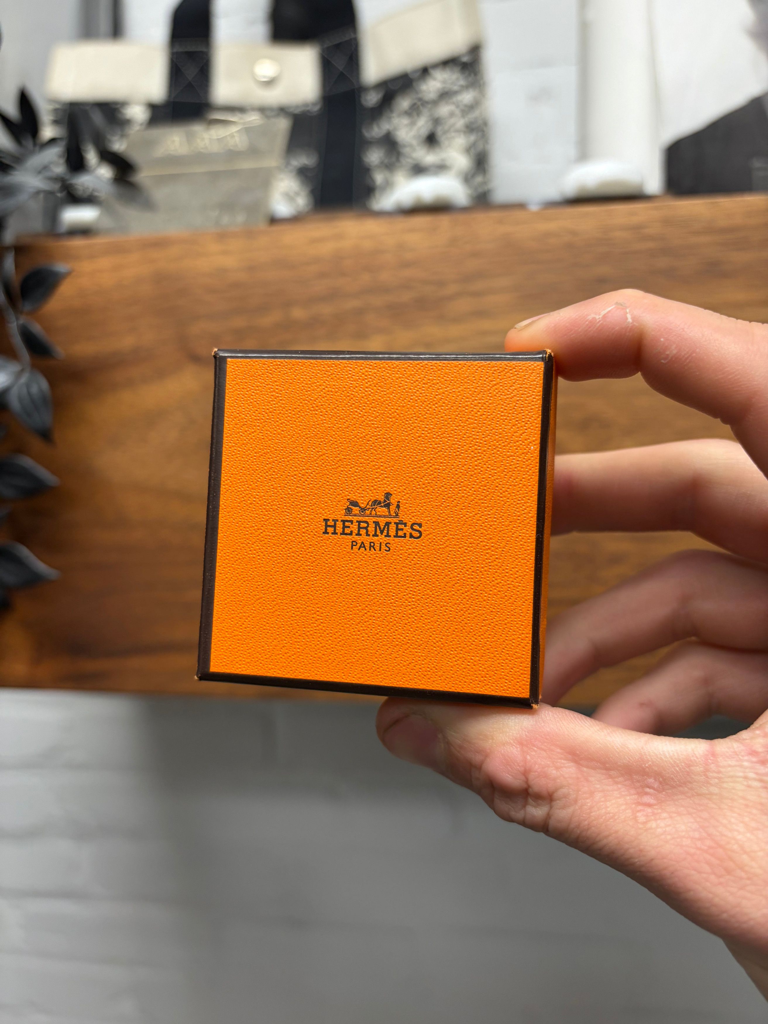 Hermes Hermes Palladium Plated Mini Trio ‘Twilly’ Ring Size ONE SIZE - 4 Thumbnail