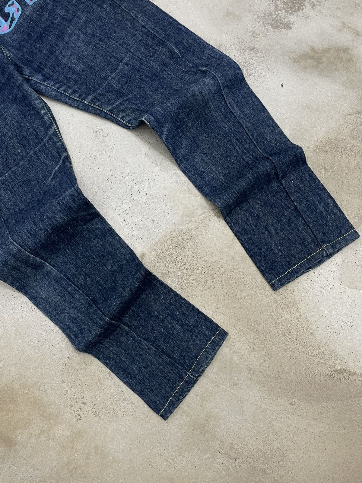 Japanese Brand Vintage Japan Designer 90’S MPLQ Streetwear ‘Clash’ Denim Size US 31 - 2 Thumbnail