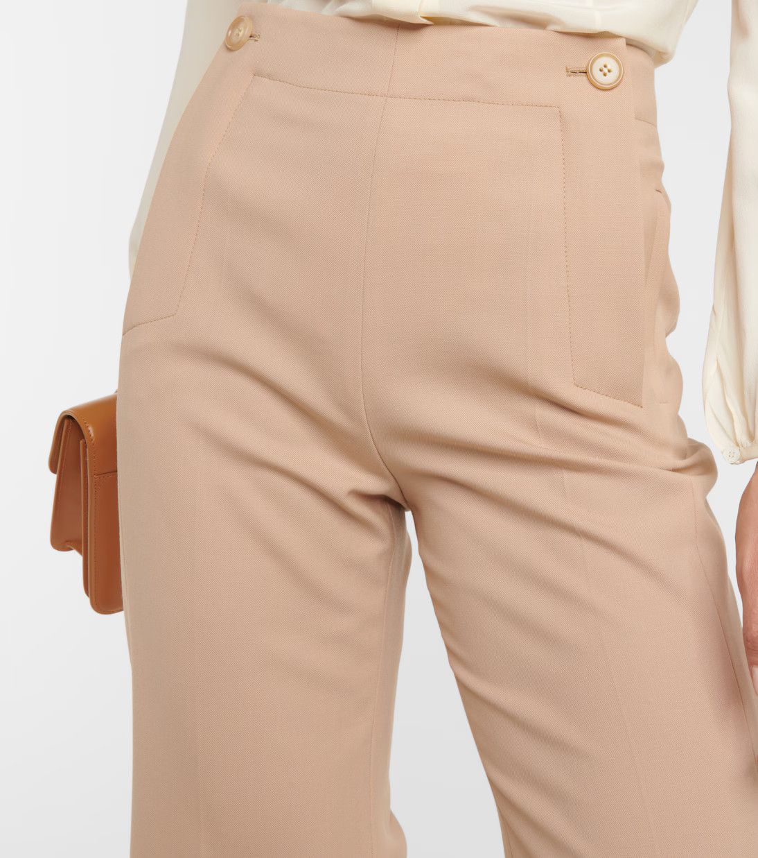 Chloe o1y0825 Sweatpant in Sand Size 32" / US 10 / IT 46 - 3 Thumbnail