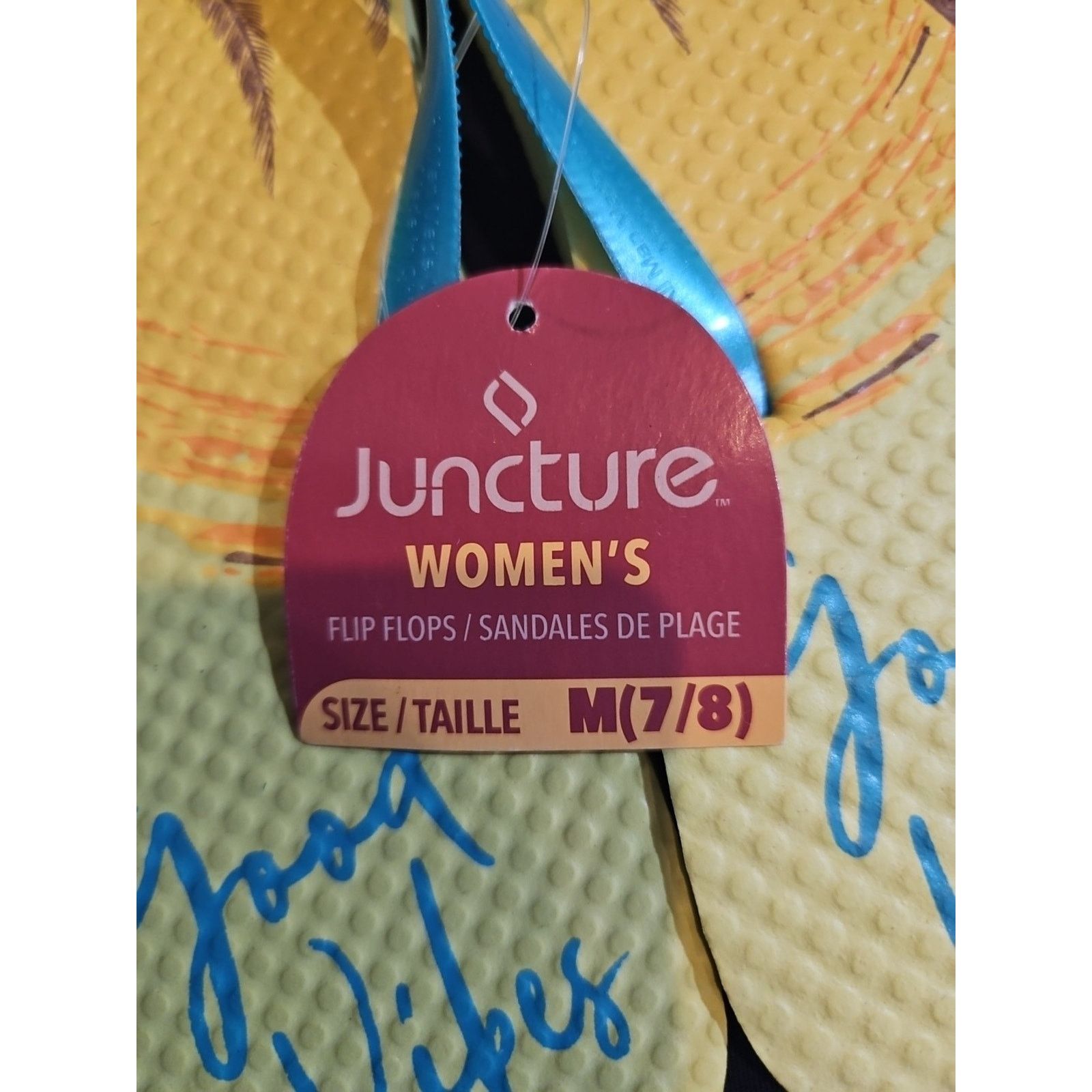 Other Hawaiian Sunset Palm Flip Flop by Juncture Women's Size 7/8 Size US 7.5 / IT 37.5 - 3 Thumbnail