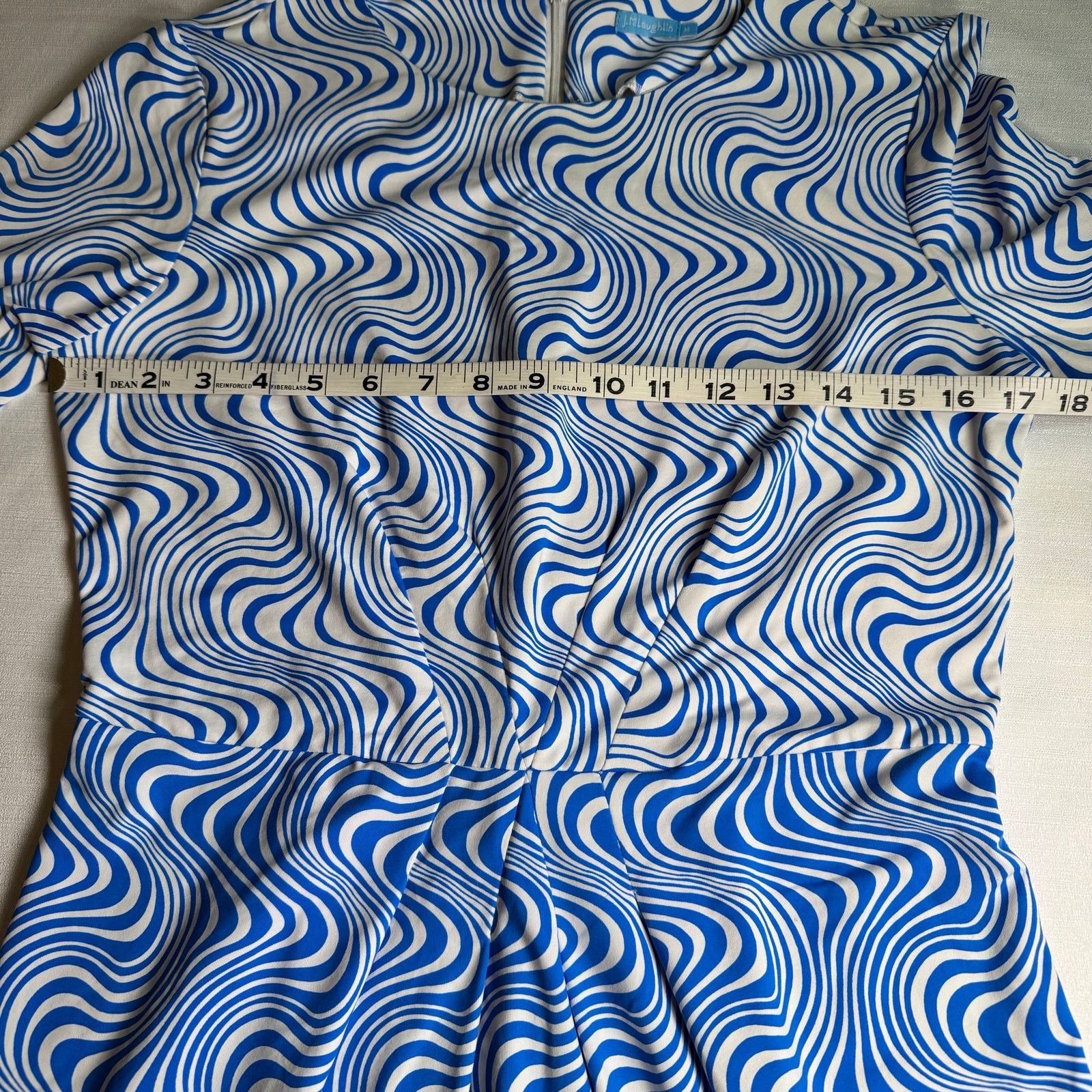 J.McLaughlin J. Mclaughlin | Mia Dress in Catalina Oahu Waves Pattern Med Size M / US 6-8 / IT 42-44 - 7 Thumbnail