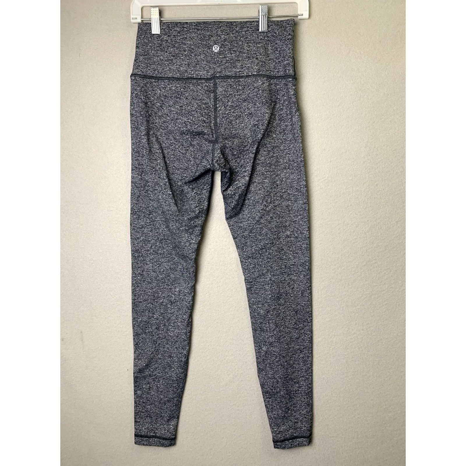 Lululemon Lululemon Wunder Under Leggings 8 Gray Heather High-Rise Athletic Slim Skinny Women Regular Size 30" / US 8 / IT 44 - 2 Thumbnail