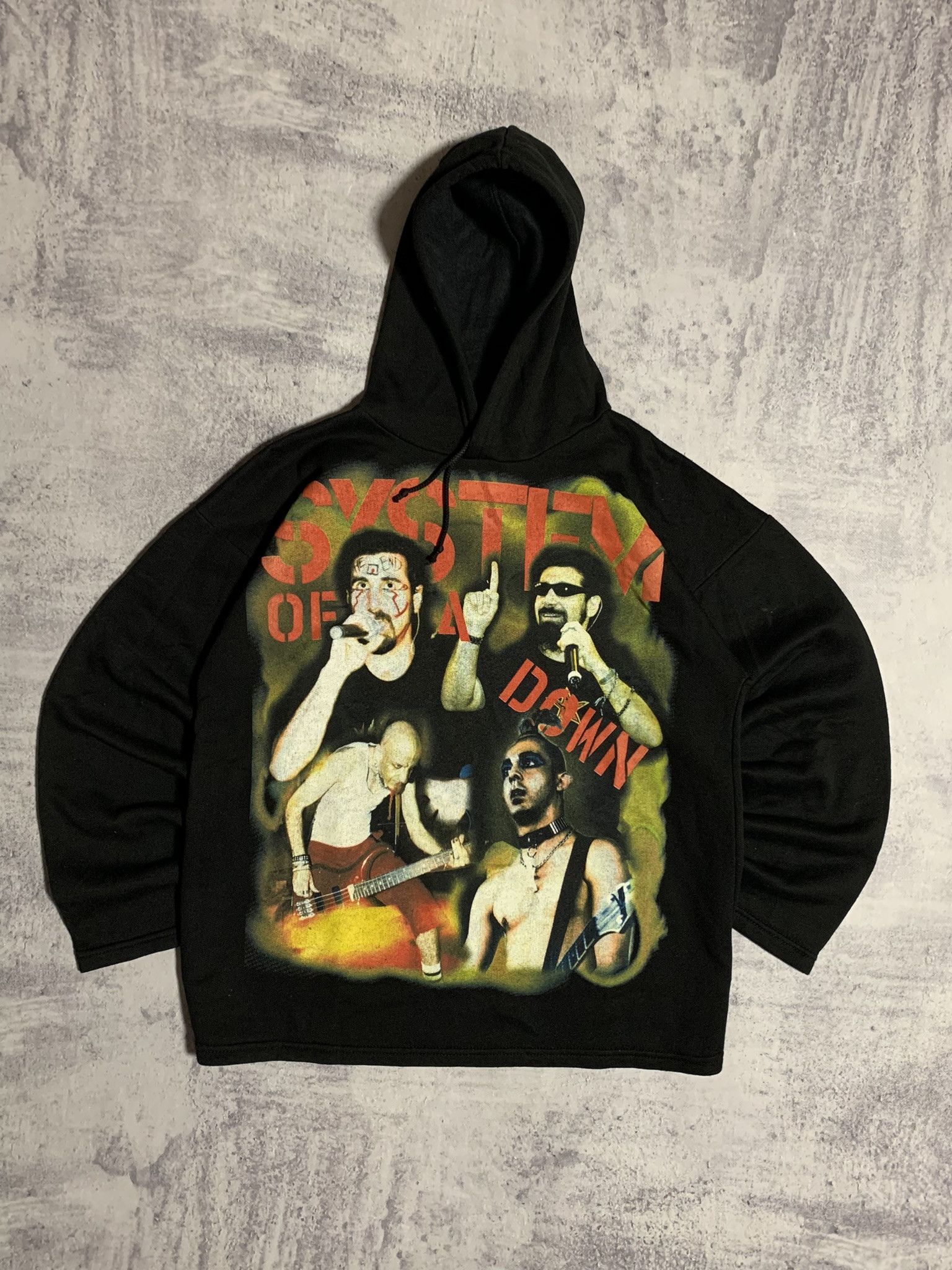Vintage Vintage AOP SYSTEM OF A DOWN TOXICITY Hoodie Size M Size US M / EU 48-50 / 2 - 1 Thumbnail