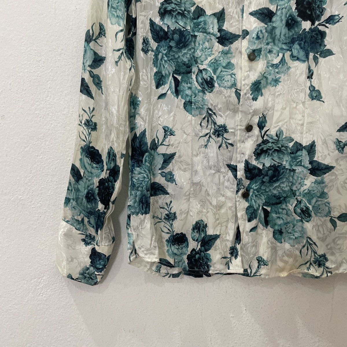 Tornado Mart Vintage Tornado Mart Flower Motive Button Ups Tee Size M / US 6-8 / IT 42-44 - 3 Thumbnail
