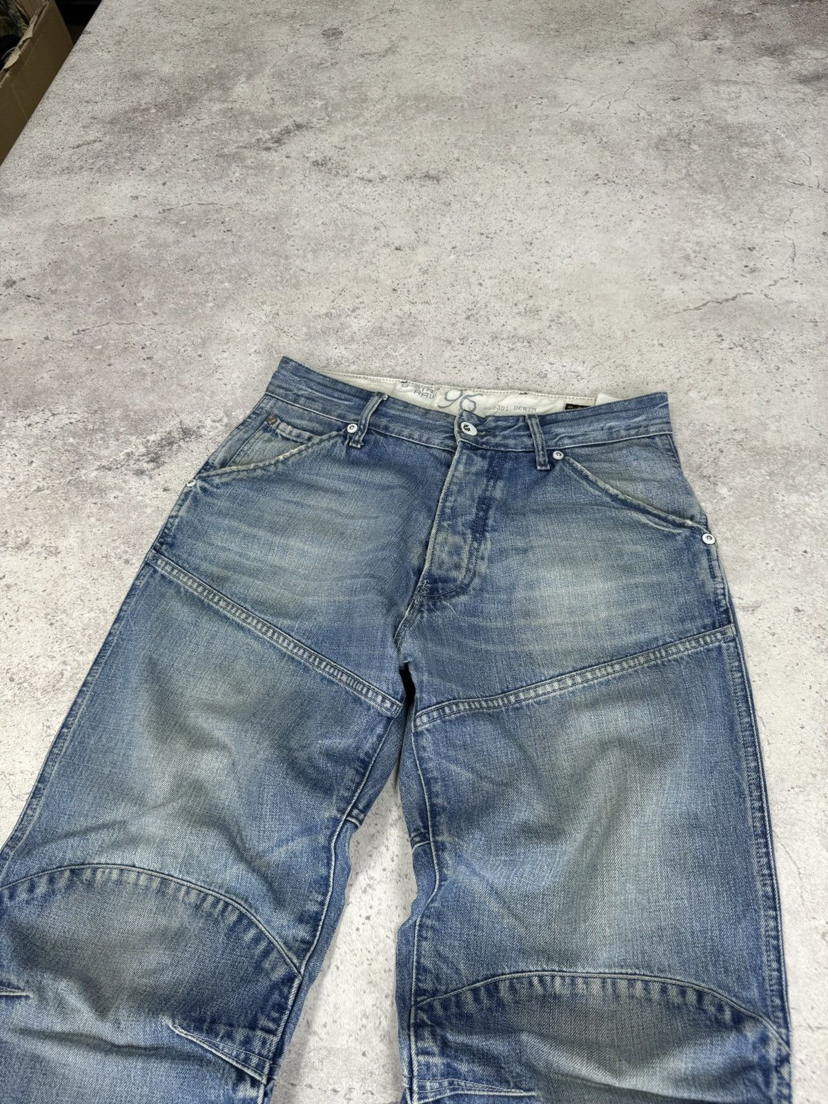 G-Star Vintage Stoned Cotton Washed Double Knee G-Star Jeans Size US 29 - 3 Thumbnail