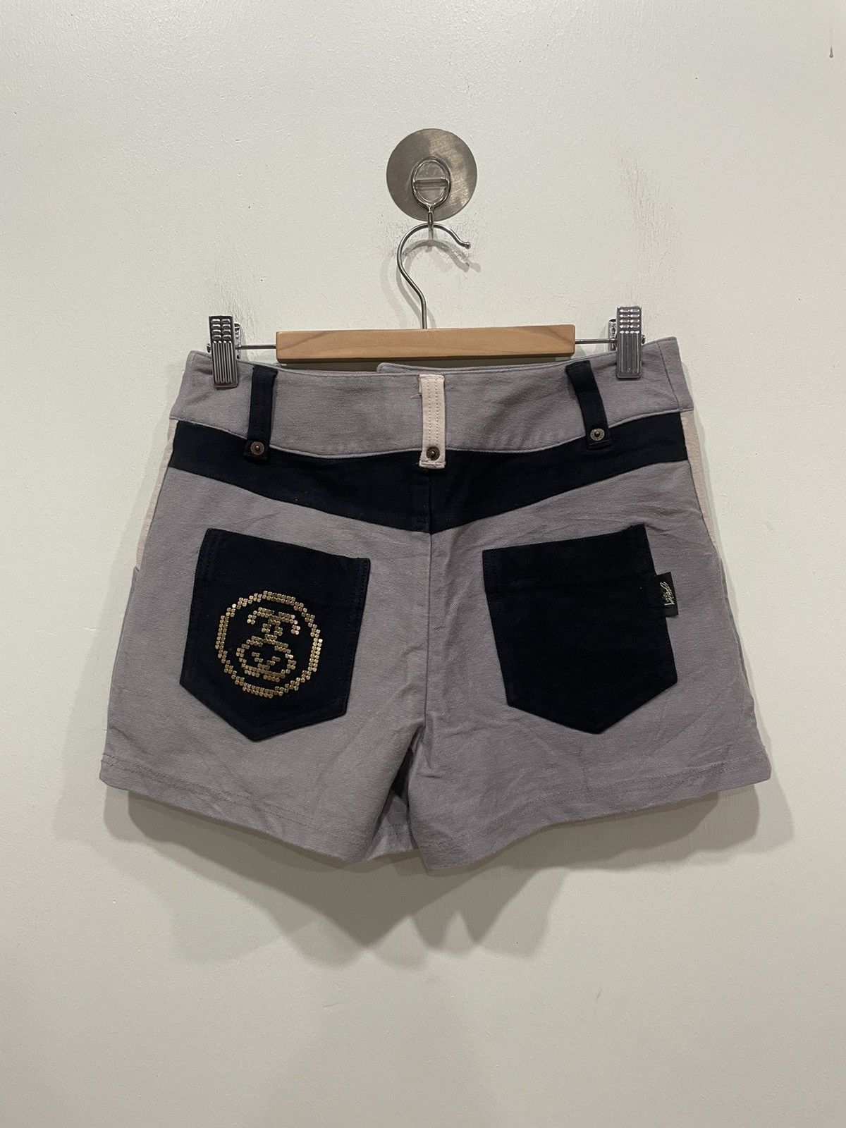 Designer × Stussy × Vintage Stussy Shorts Size 28" / US 6 / IT 42 - 2 Thumbnail