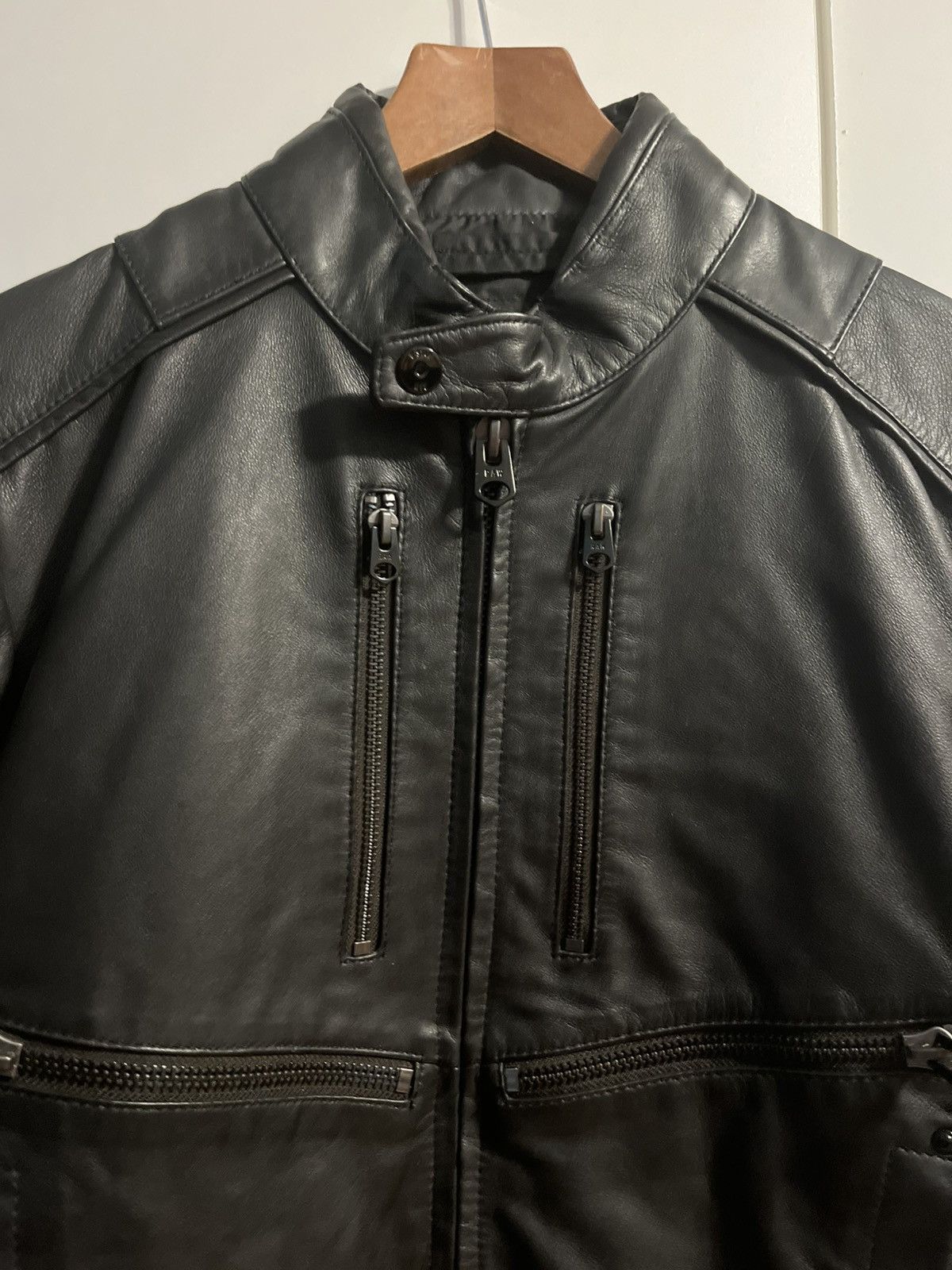 G-Star Black G-Star leather moto jacket Size US S / EU 44-46 / 1 - 2 Thumbnail