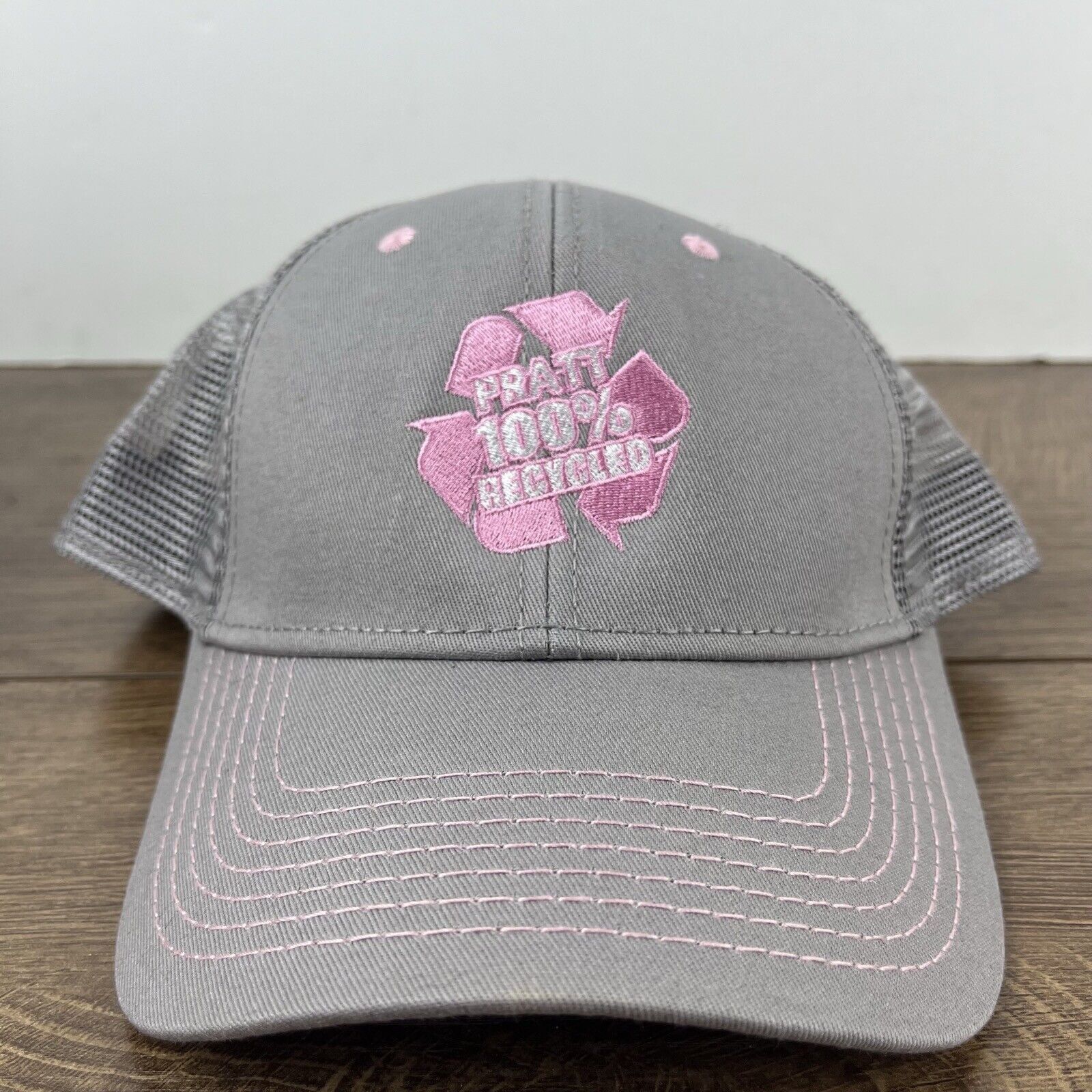 Other Pratt 100% Recycled Hat Gray Hat Adjustable Gray Adult Size Size ONE SIZE - 4 Thumbnail