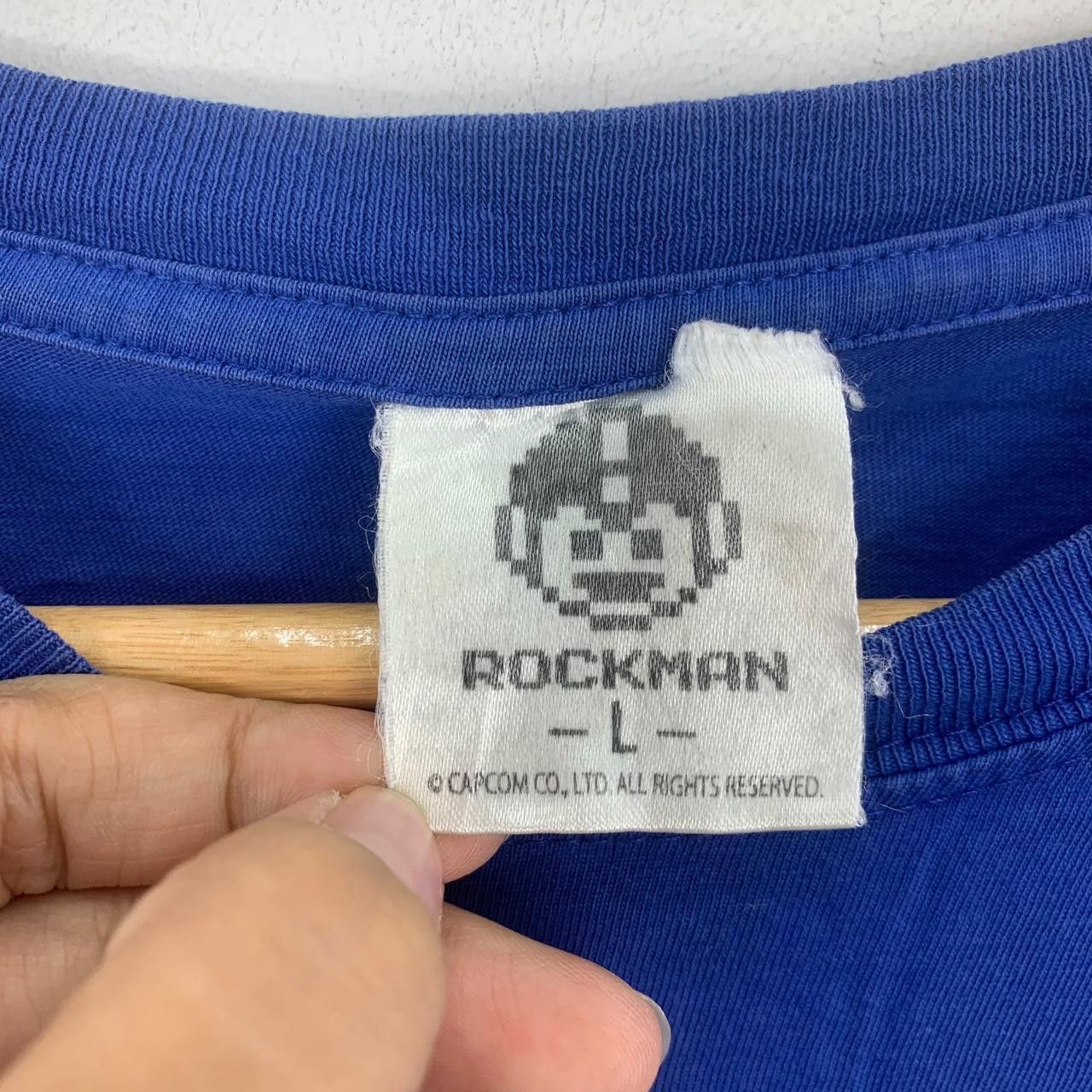 Vintage Vintage MEGA MAN ROCKMAN Capcom Video Game Tee Shirt Size US M / EU 48-50 / 2 - 3 Thumbnail