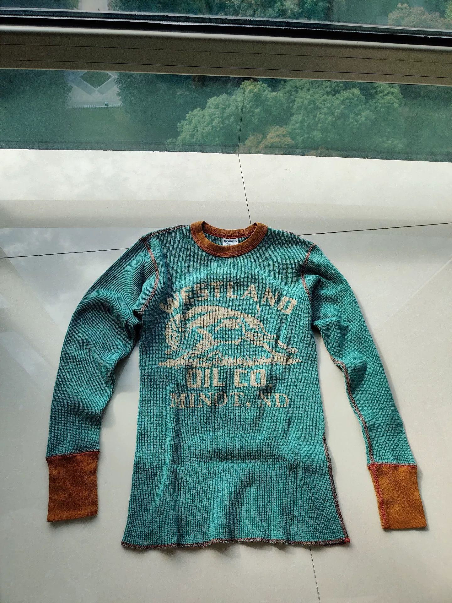 Freewheelers Bootleggers Youth Waffle Tee Skull Design Size US M / EU 48-50 / 2 - 1 Thumbnail