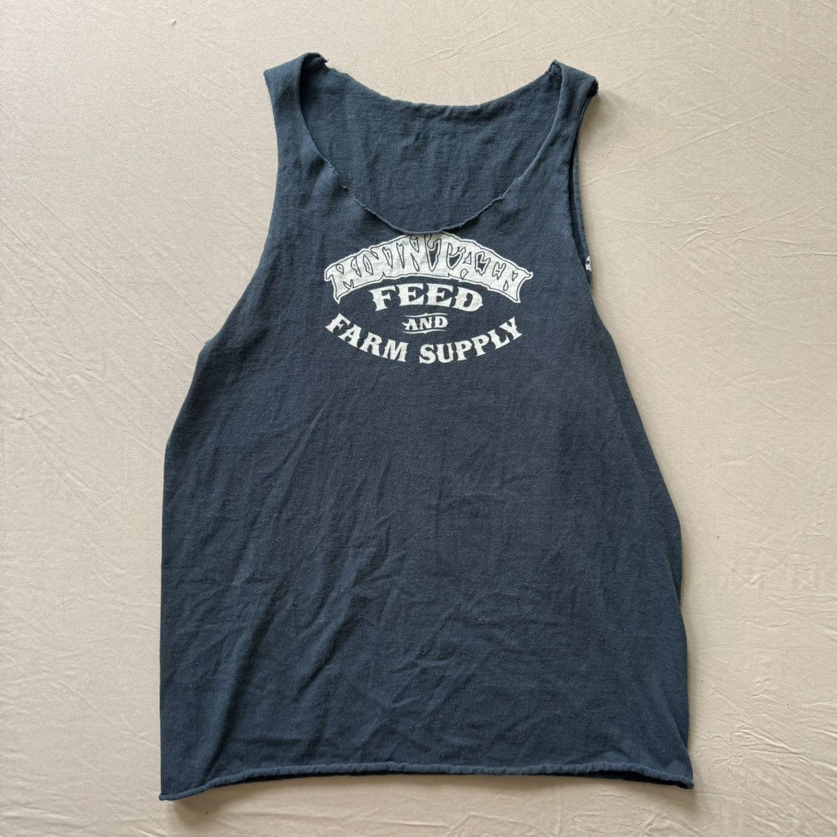 Other Vintage Grunge Mountain Feed & Farm Supply Cutoff Tank Size US S / EU 44-46 / 1 - 1 Thumbnail