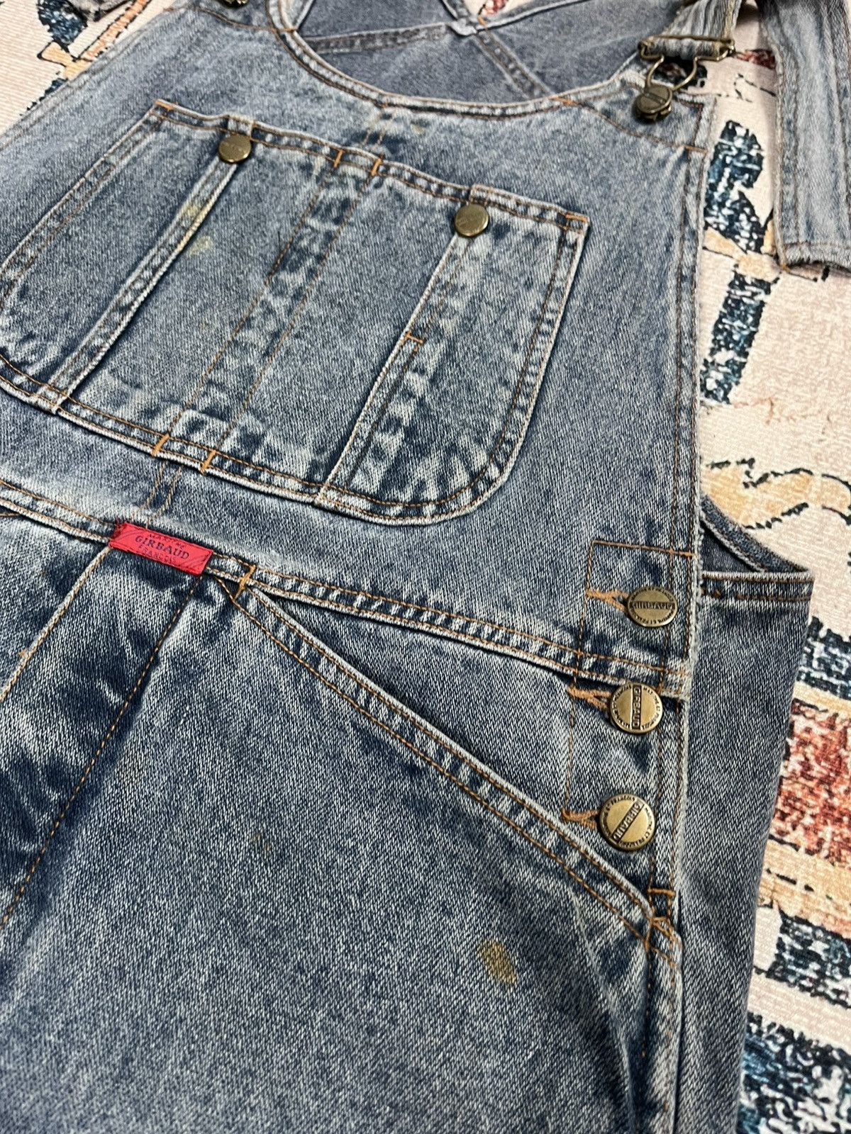 Marithe + Francois Girbaud Vtg Marithe Francois Girbaud Overall Denim Size US 34 / EU 50 - 4 Thumbnail