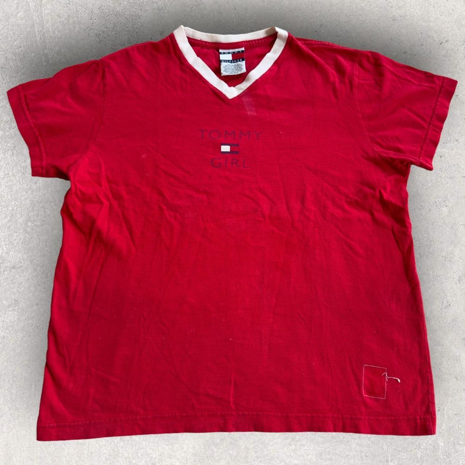 Tommy Hilfiger × Vintage 90’s Y2K Tommy Girl Tommy Hilfiger Shirt Size L / US 10 / IT 46 - 1 Thumbnail