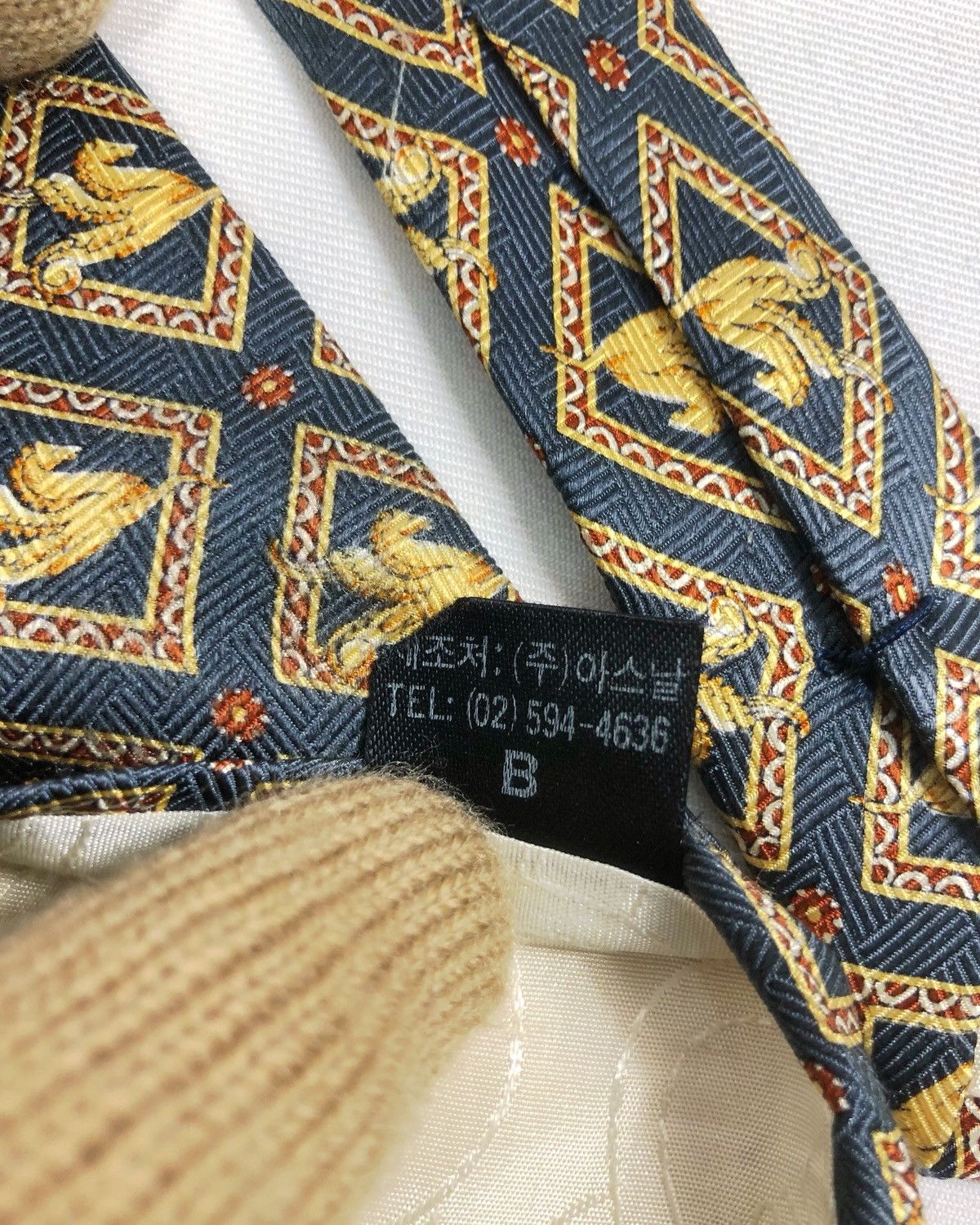 Christian Dior Monsieur Rare Vintage Christian Dior Monsieur Silk Tie Size ONE SIZE - 8 Thumbnail