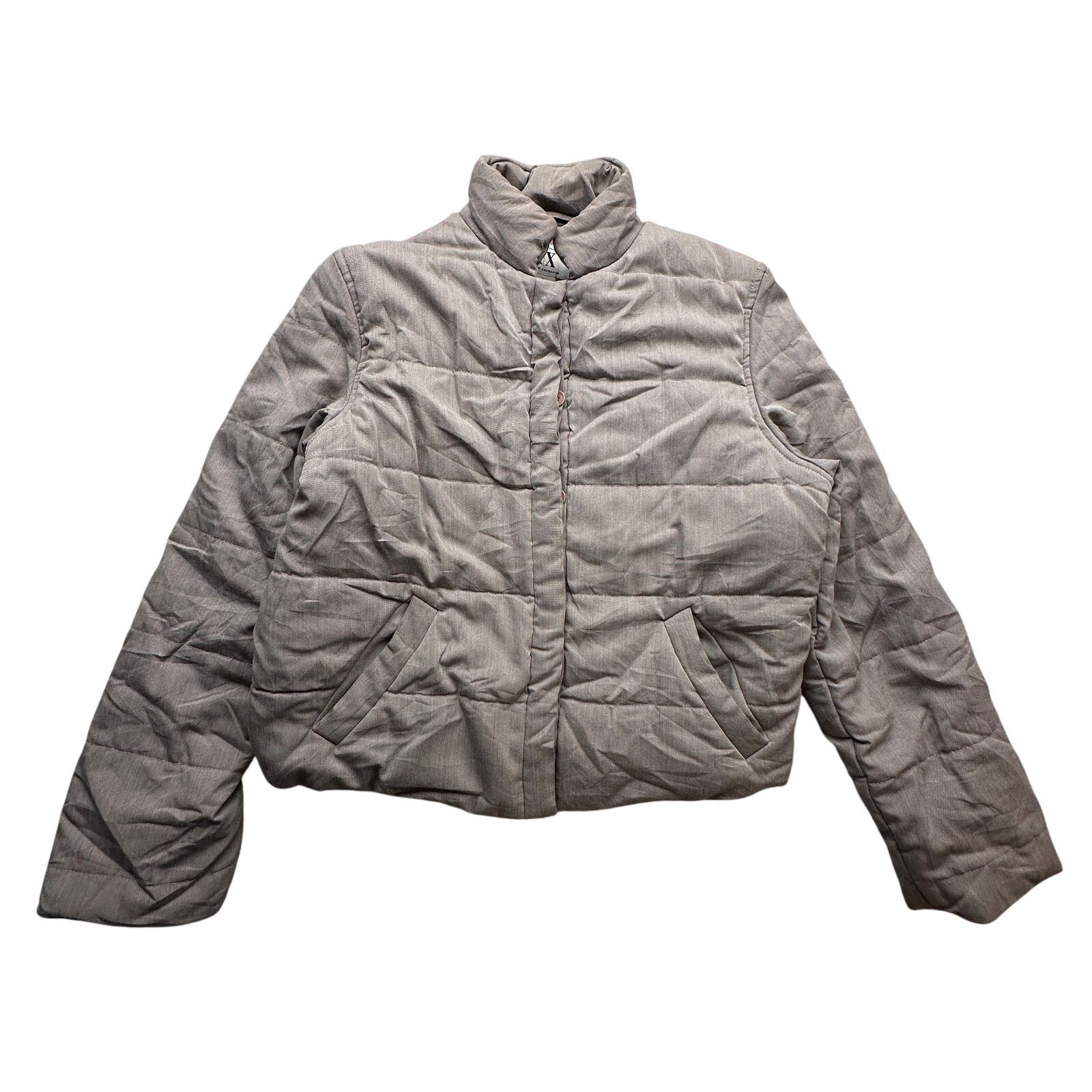 Armani Exchange Vintage Armani Exchange Jacket Womens Small Gray Size S / US 4 / IT 40 - 1 Thumbnail