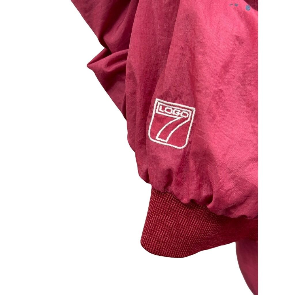 Logo 7 × Vintage 1990's Logo 7 Arkansas Univ. Distressed Pullover Windbreaker Size US XL / EU 56 / 4 - 7 Thumbnail