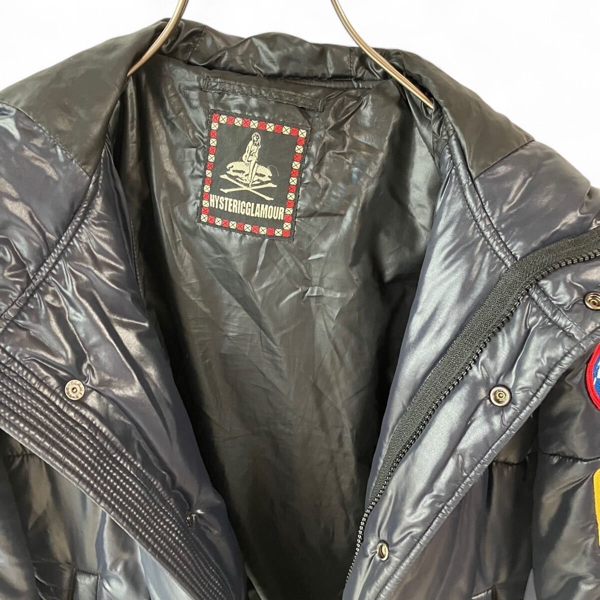 Hysteric Glamour Hysteric Glamour - M Puffer Jacket Vintage Black Red Size US M / EU 48-50 / 2 - 2 Thumbnail