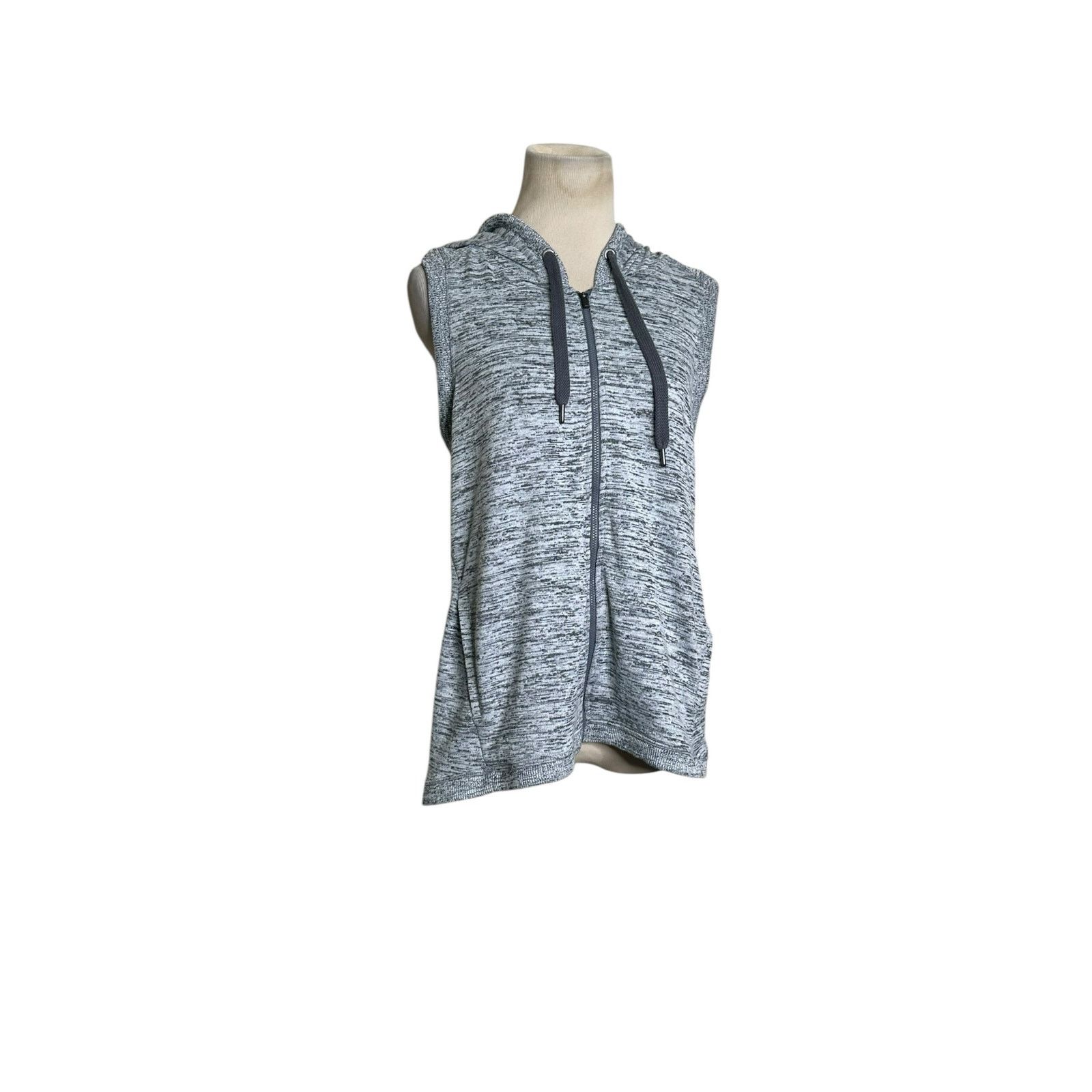 Athleta Athleta heathered gray blissful balance hooded vest Size XS Size XS / US 0-2 / IT 36-38 - 10 Thumbnail