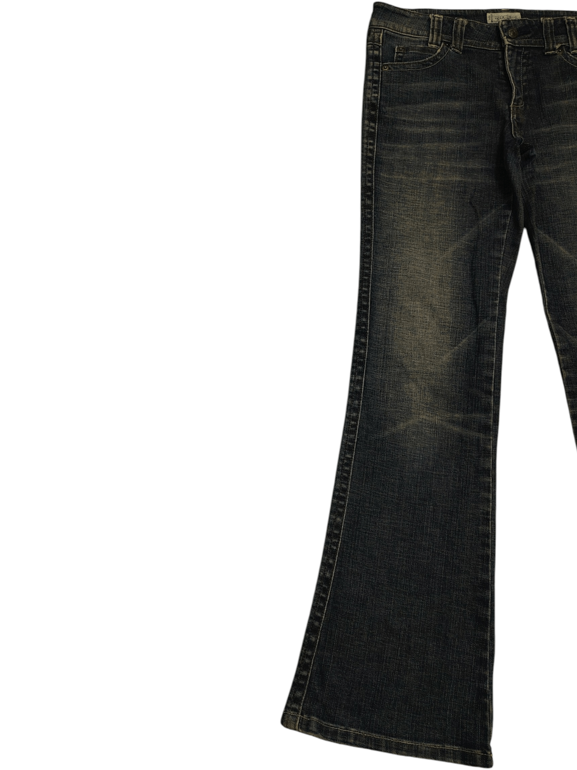 Le Grande Bleu (L.G.B.) Japanese 22 octobre Flared Jeans Bootcut Size 30" / US 8 / IT 44 - 13 Thumbnail