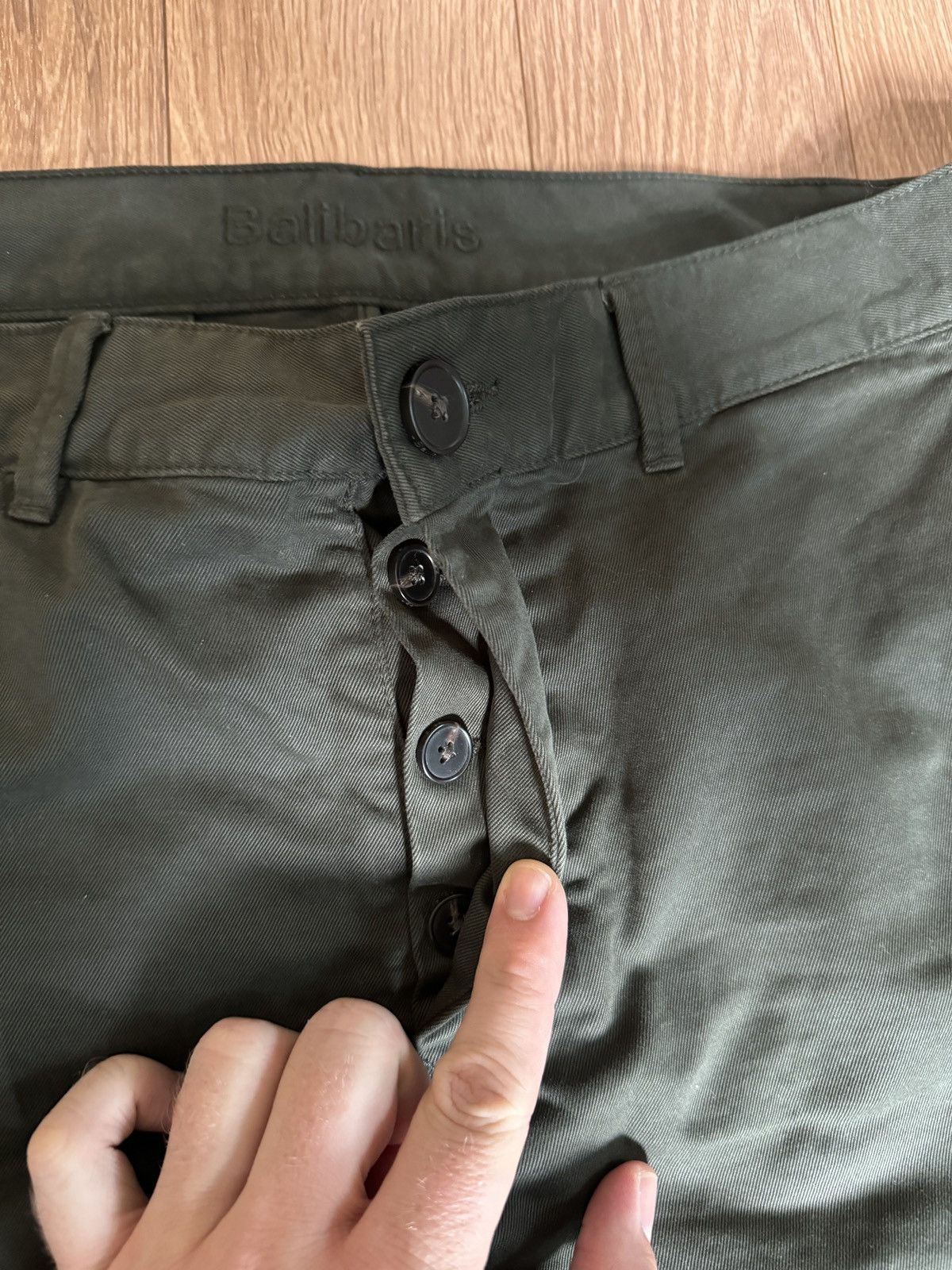 Balibaris Balibaris Olive Chino Size US 34 / EU 50 - 3 Thumbnail