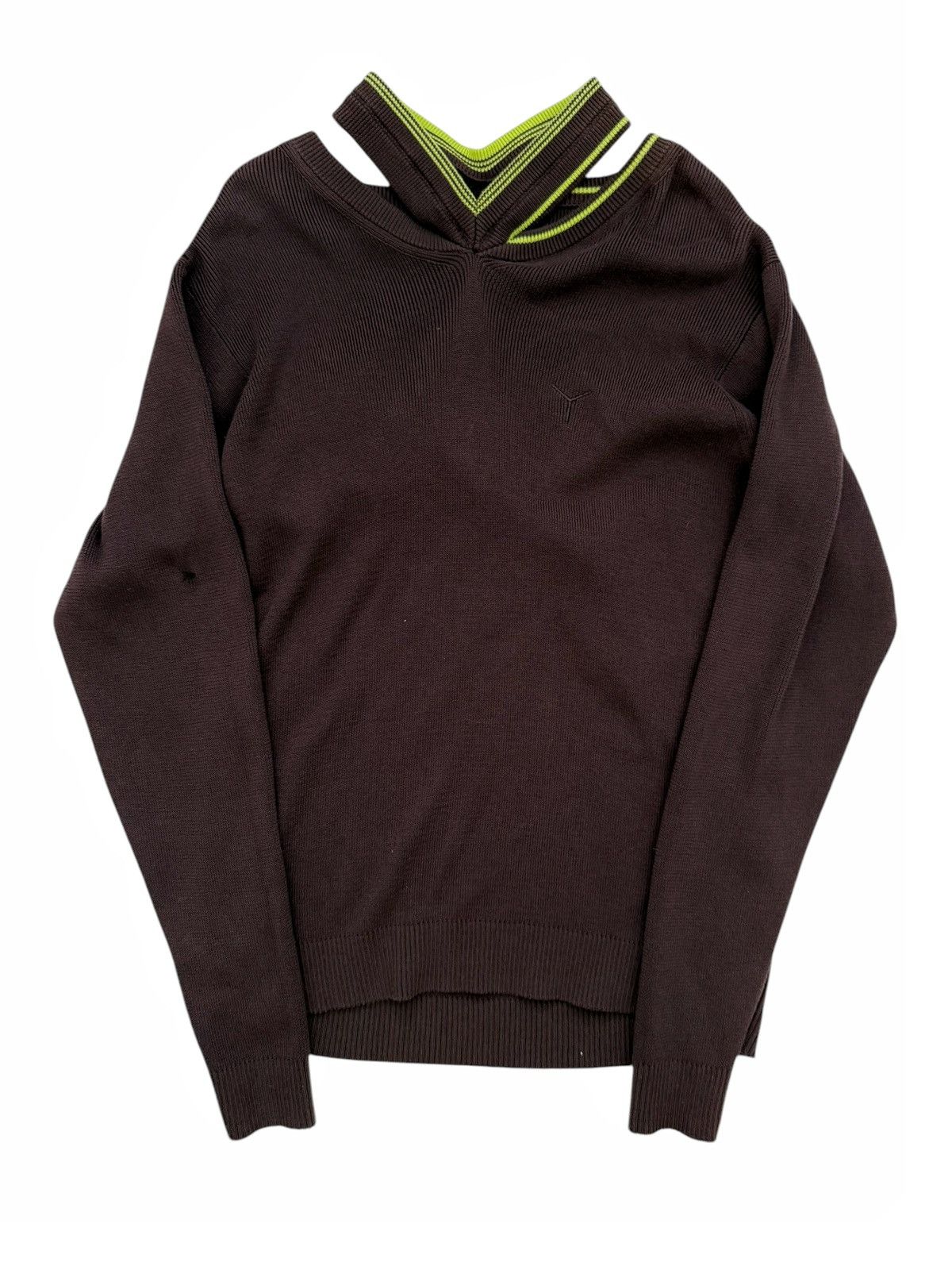 Y/Project Triple Neck Burgundy Sweater Size US L / EU 52-54 / 3 - 2 Thumbnail