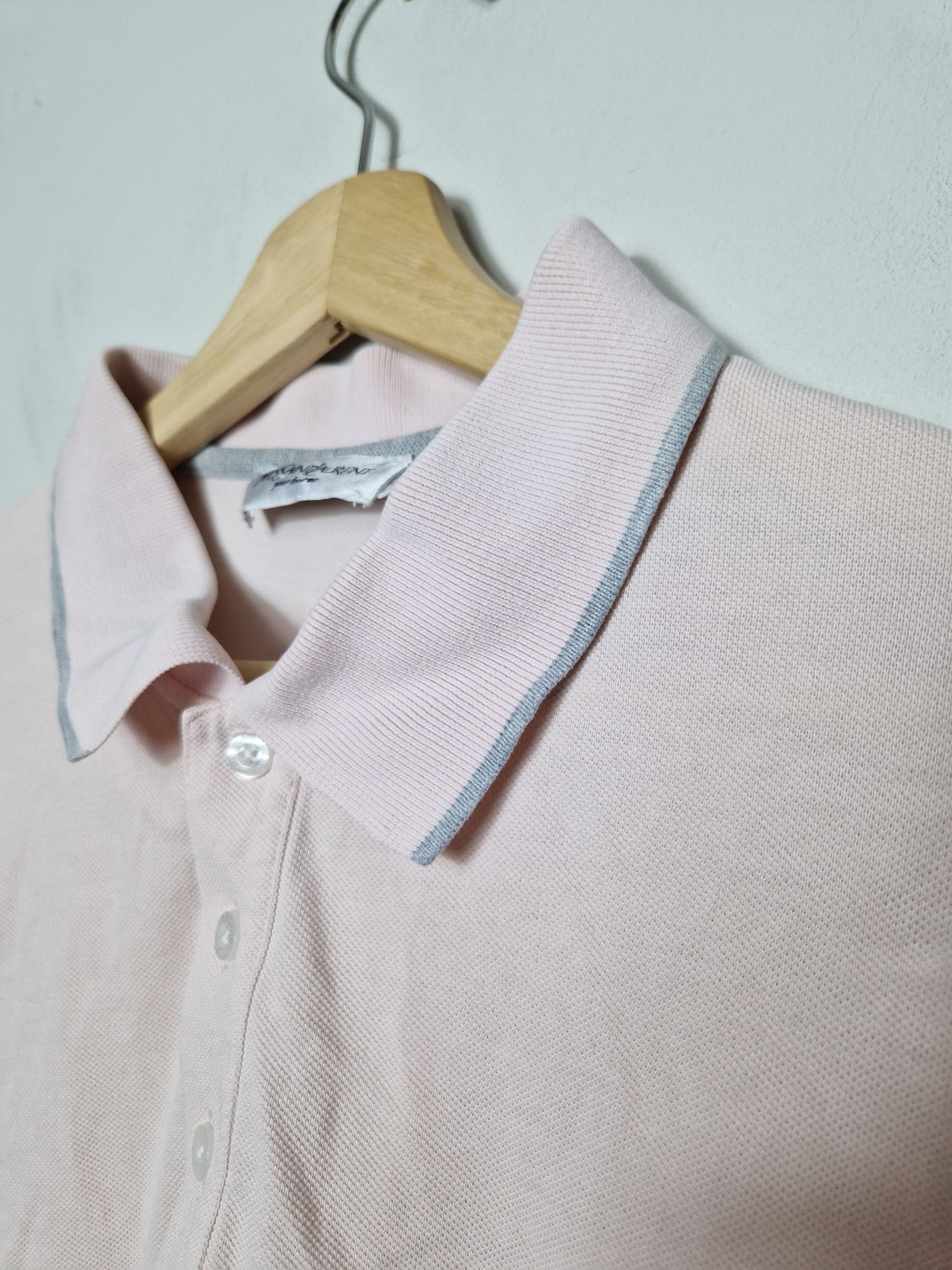 Yves Saint Laurent Yves Saint Laurent pink polo t-shirt Size US XXL / EU 58 / 5 - 4 Thumbnail
