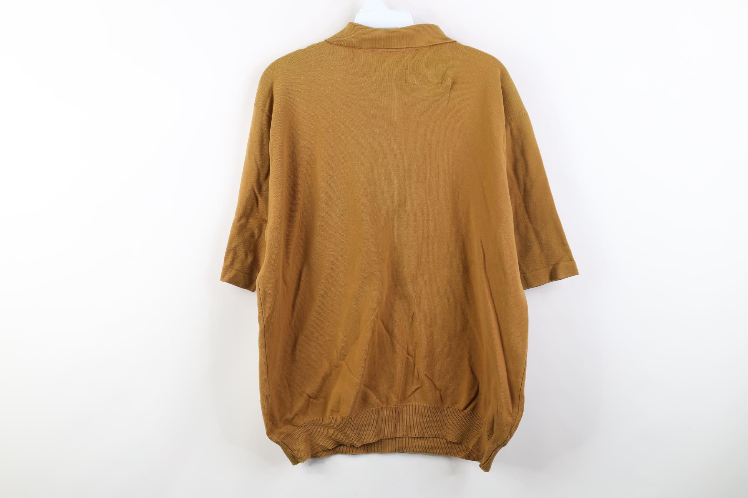 Vintage Vintage 50s 60s Rockabilly Knit Pullover Polo Shirt USA Size US XL / EU 56 / 4 - 12 Thumbnail