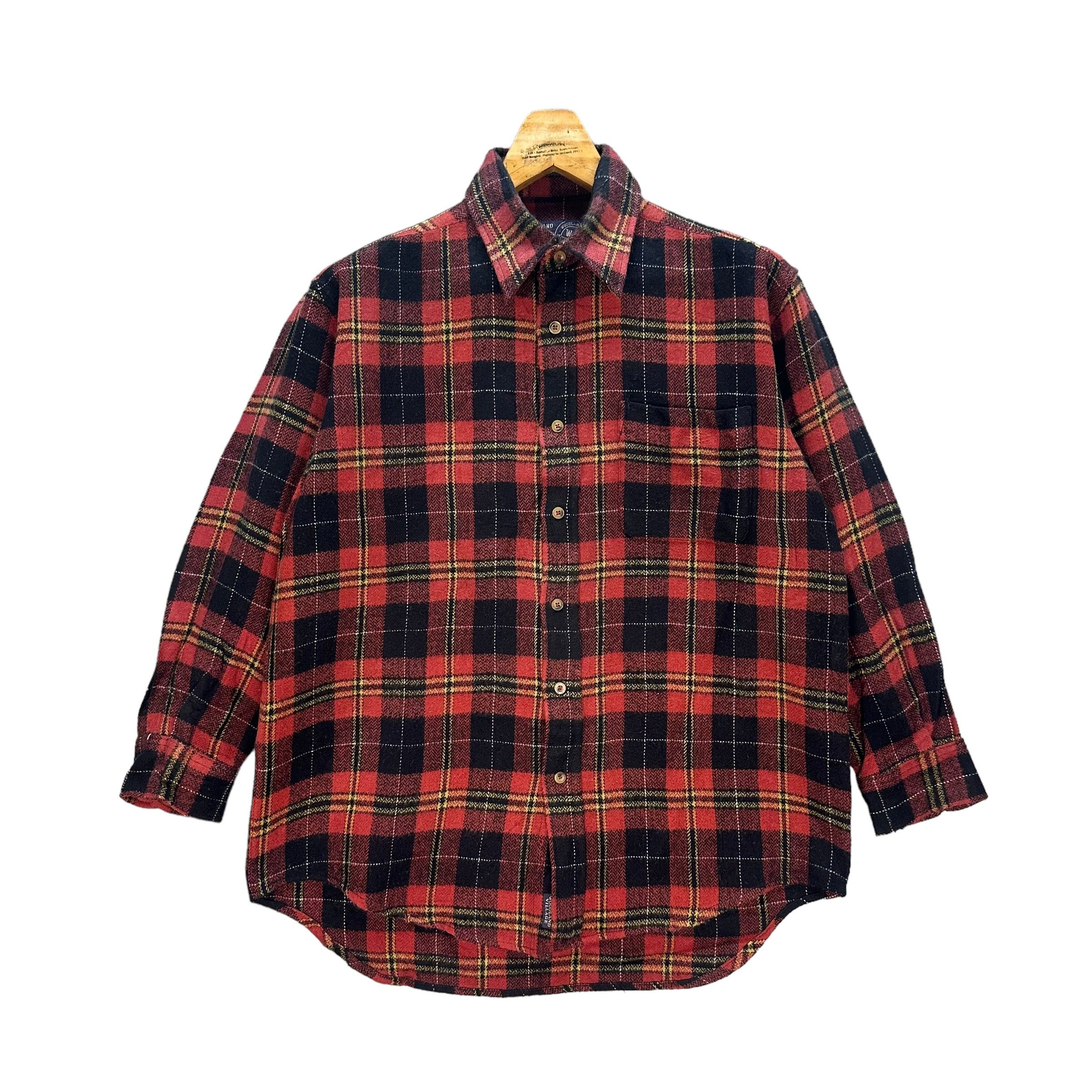 Woodlands WOODLAND VILLAGE CHECKED PLAID TARTAN FLANNEL #8970-43 Size US M / EU 48-50 / 2 - 1 Thumbnail