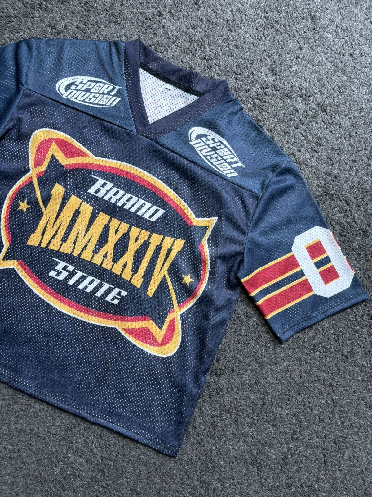 Japanese Brand Vintage style rare brandstate marine blue football jersey Size US L / EU 52-54 / 3 - 2 Thumbnail
